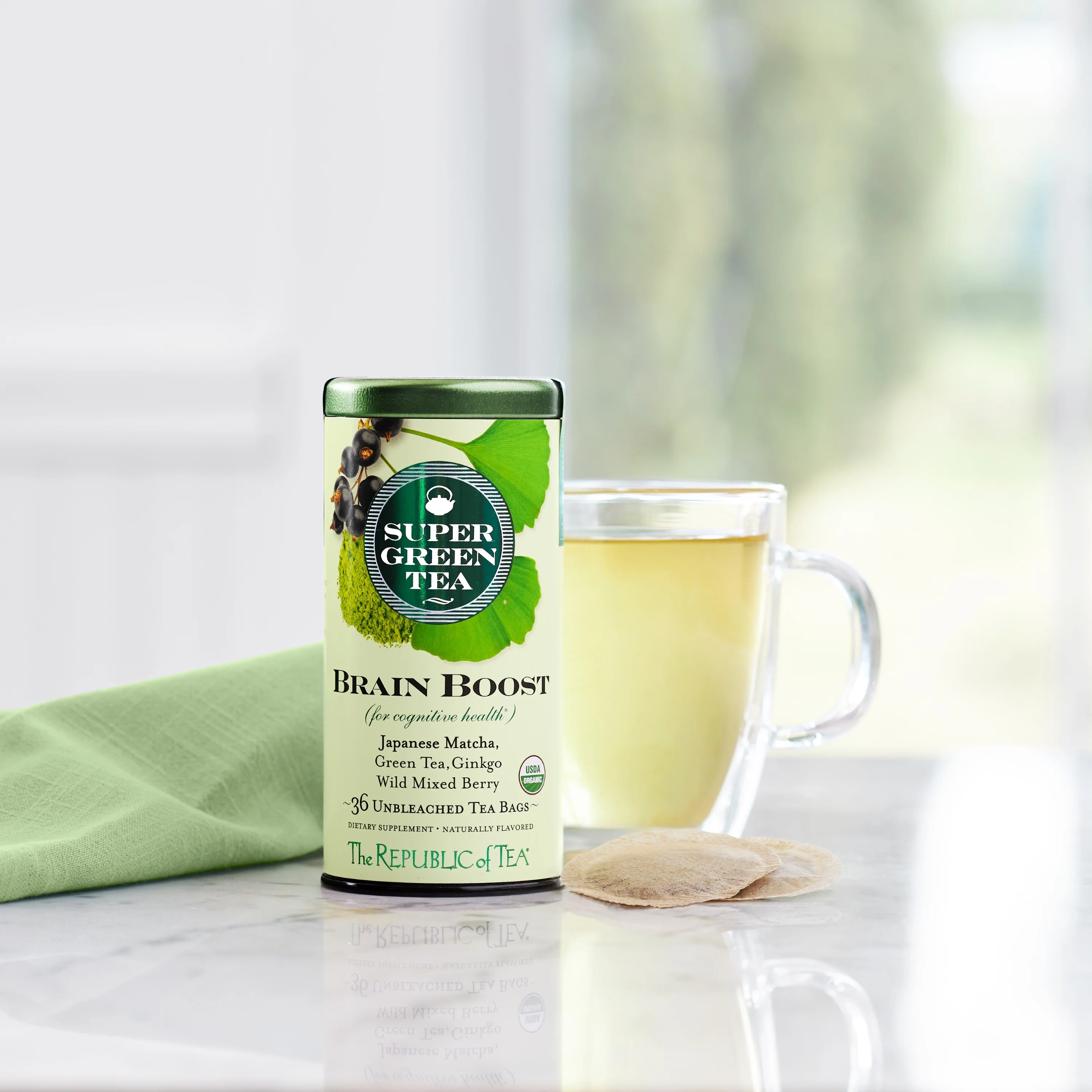Organic Brain Boost Green Tea - Image 2