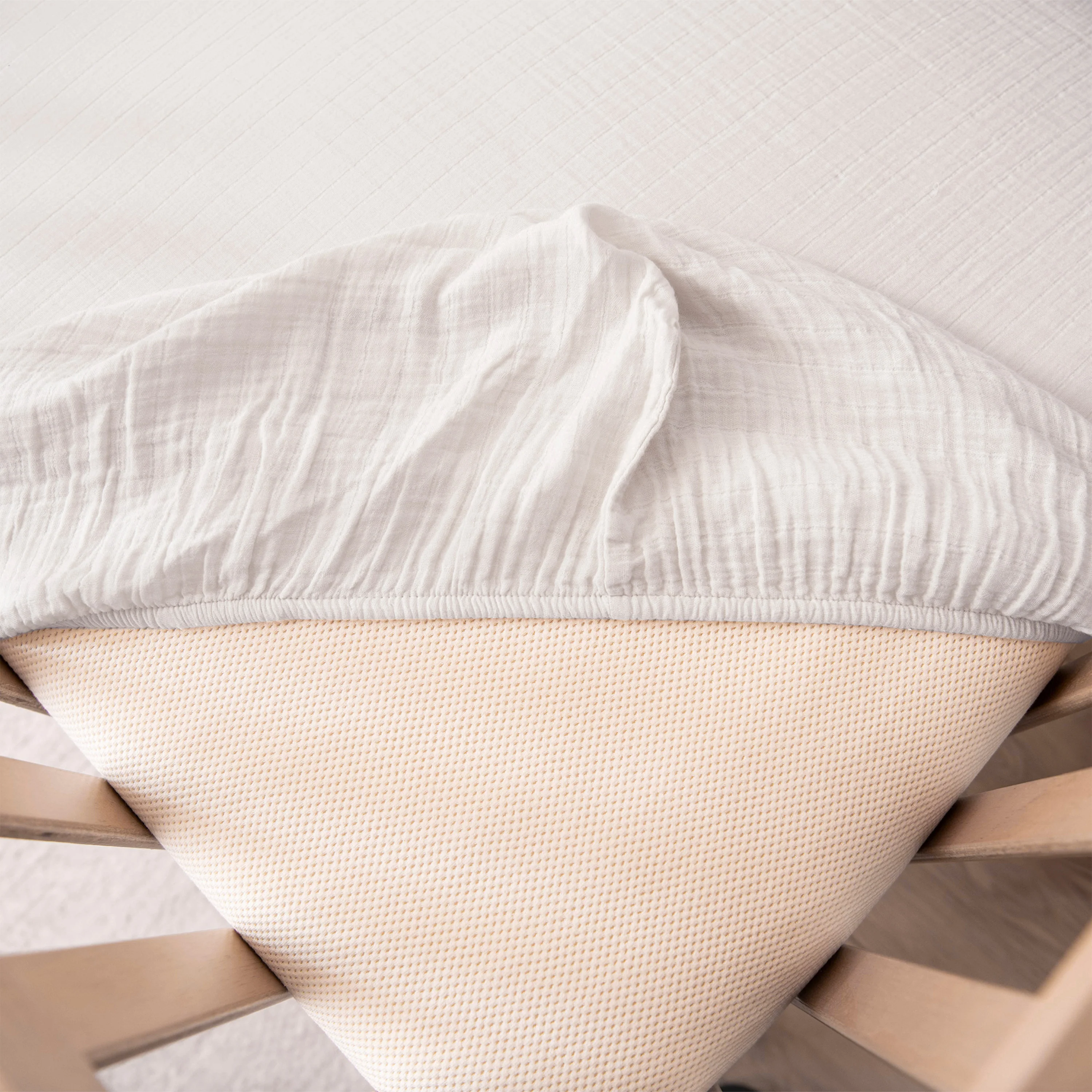 Organic Breathable Muslin Crib Sheets - Image 7