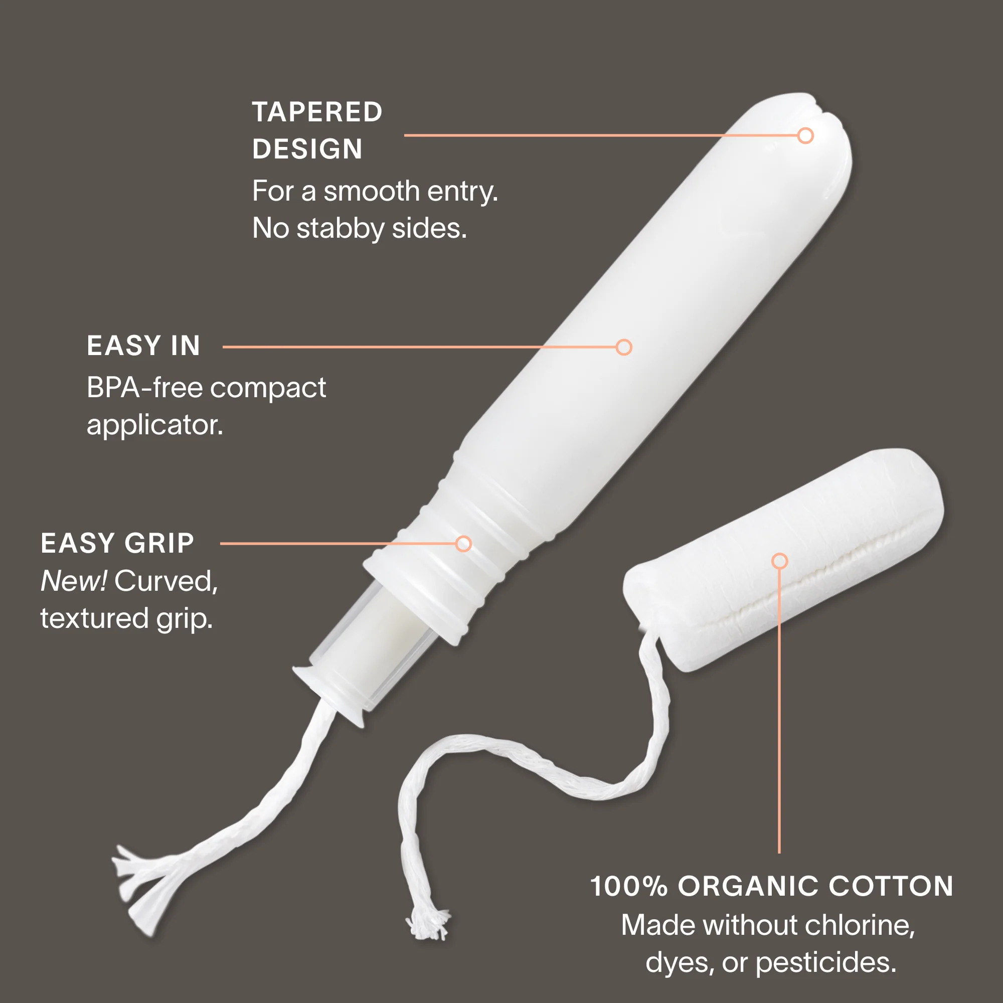 The Comfort Fit Tampon with Applicator – 100% Organic Cotton, BPA-Free Applicator - Image 14
