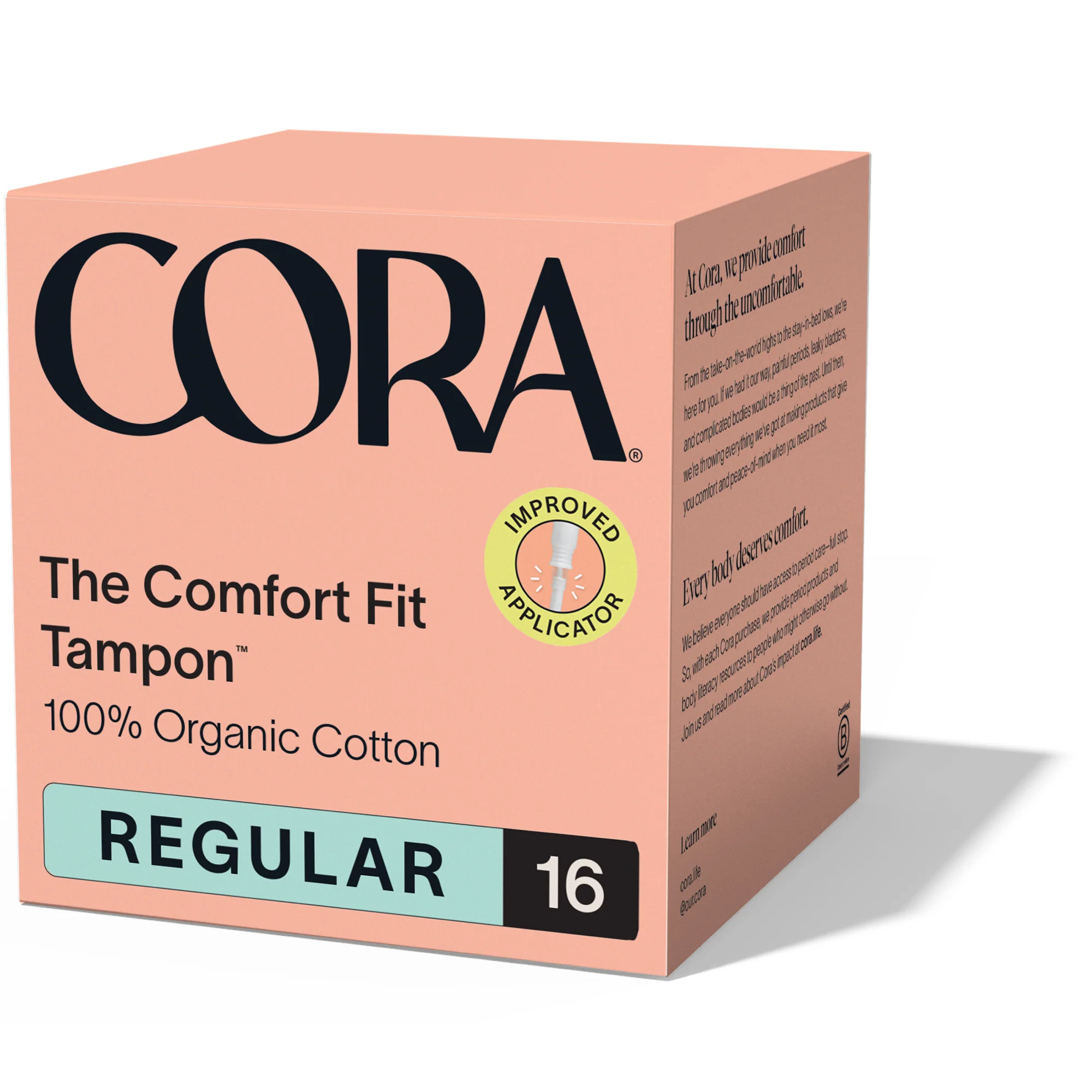 The Comfort Fit Tampon with Applicator – 100% Organic Cotton, BPA-Free Applicator - Image 5