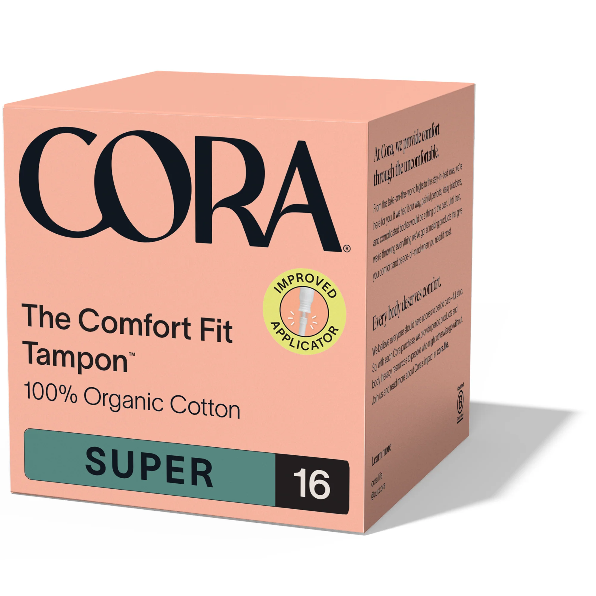The Comfort Fit Tampon with Applicator – 100% Organic Cotton, BPA-Free Applicator - Image 7