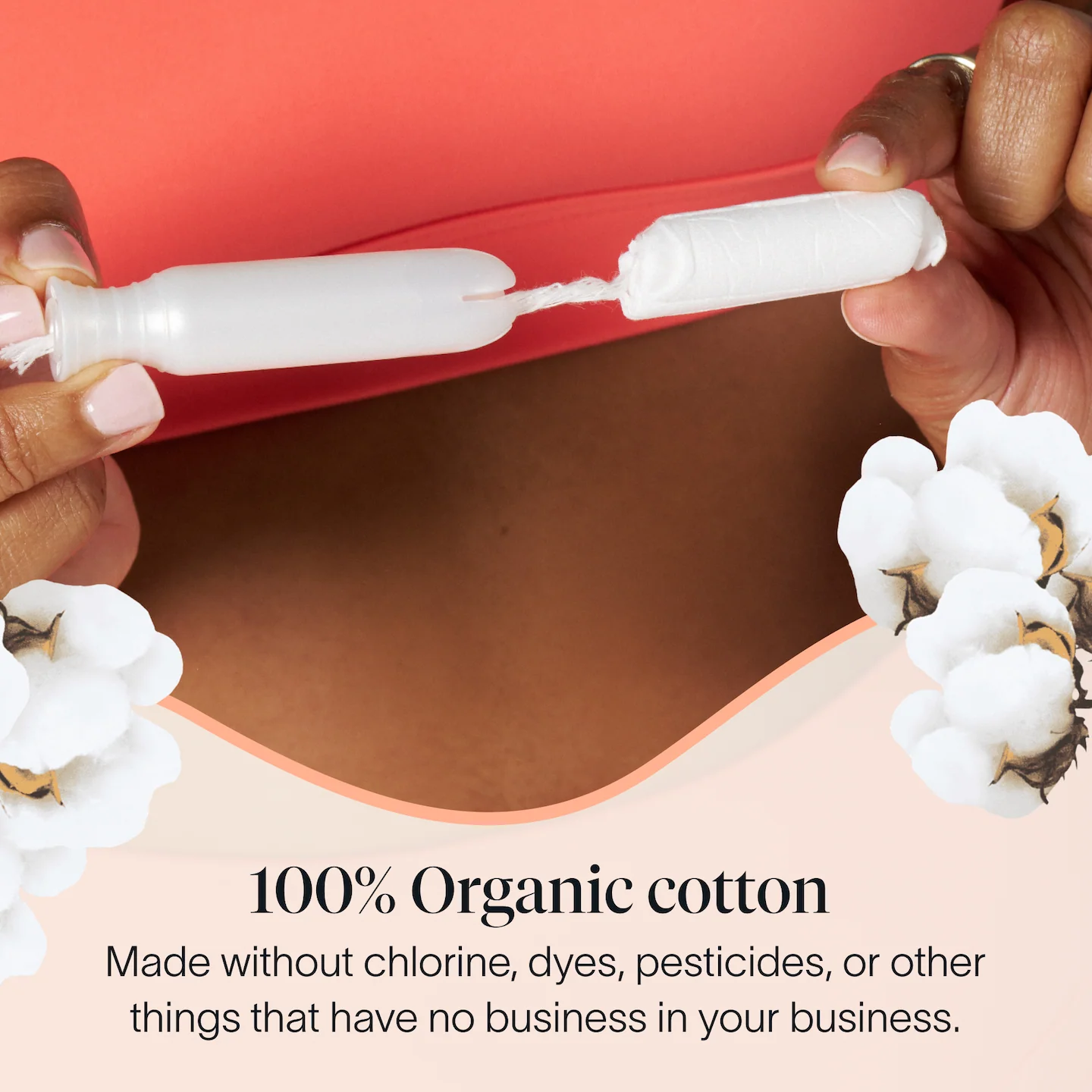 The Comfort Fit Tampon with Applicator – 100% Organic Cotton, BPA-Free Applicator - Image 8