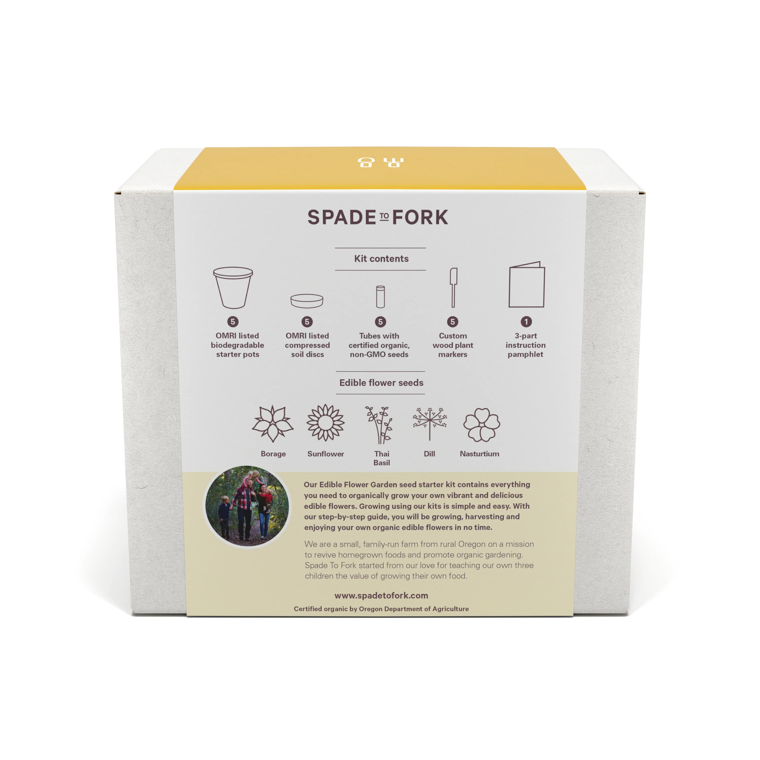 Organic Edible Flower Garden Kit - Includes 100% USDA Organic Certified and Non-GMO Seeds - Image 3