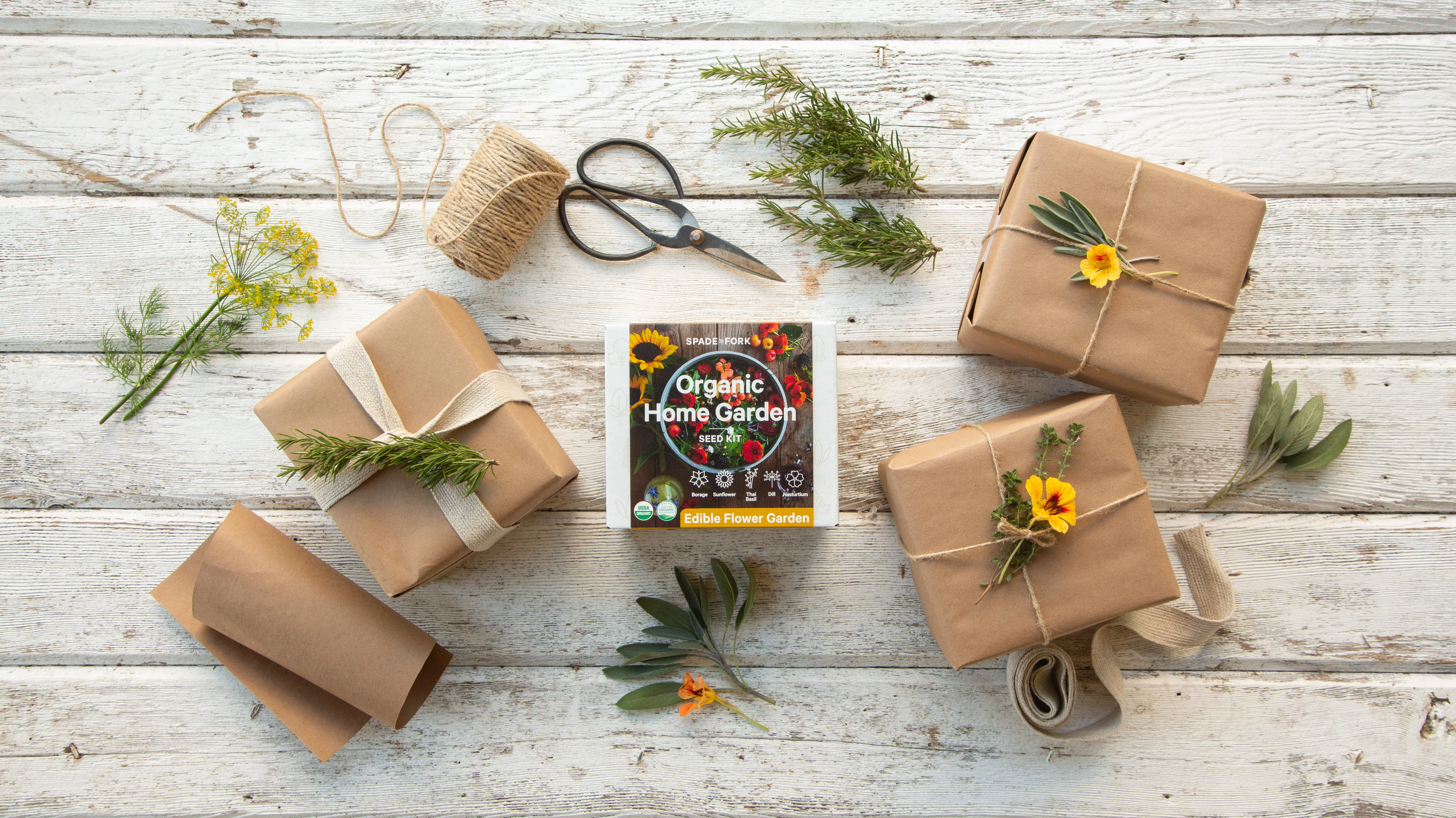 Organic Edible Flower Garden Kit - Includes 100% USDA Organic Certified and Non-GMO Seeds - Image 6