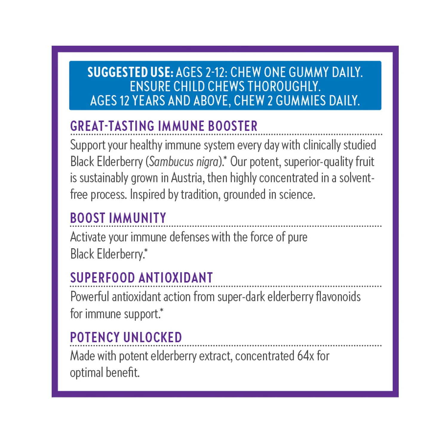 Elderberry Gummies, Organic Whole-Food Gummies for Immune Support - Image 4
