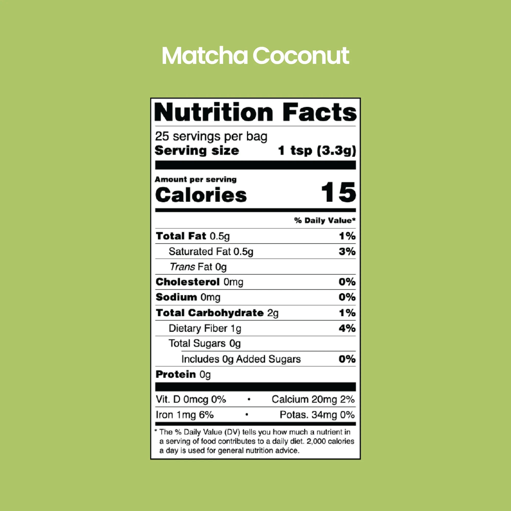 Organic Matcha Coconut Latte Powder - Image 3