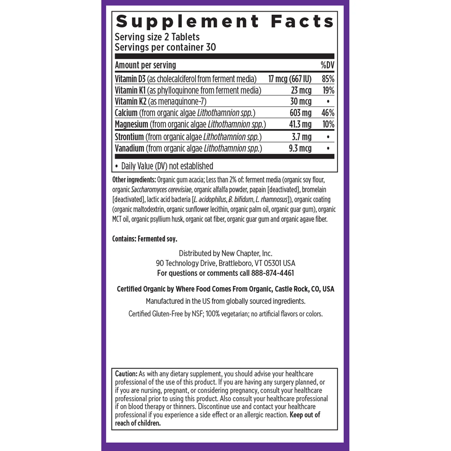 Organic Plant Calcium: Women Under 40 - Image 2