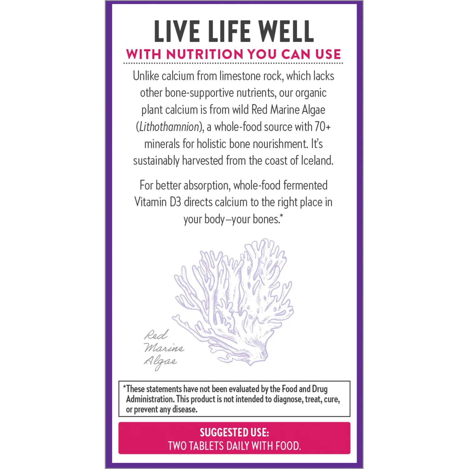 Organic Plant Calcium: Women Under 40 - Image 3