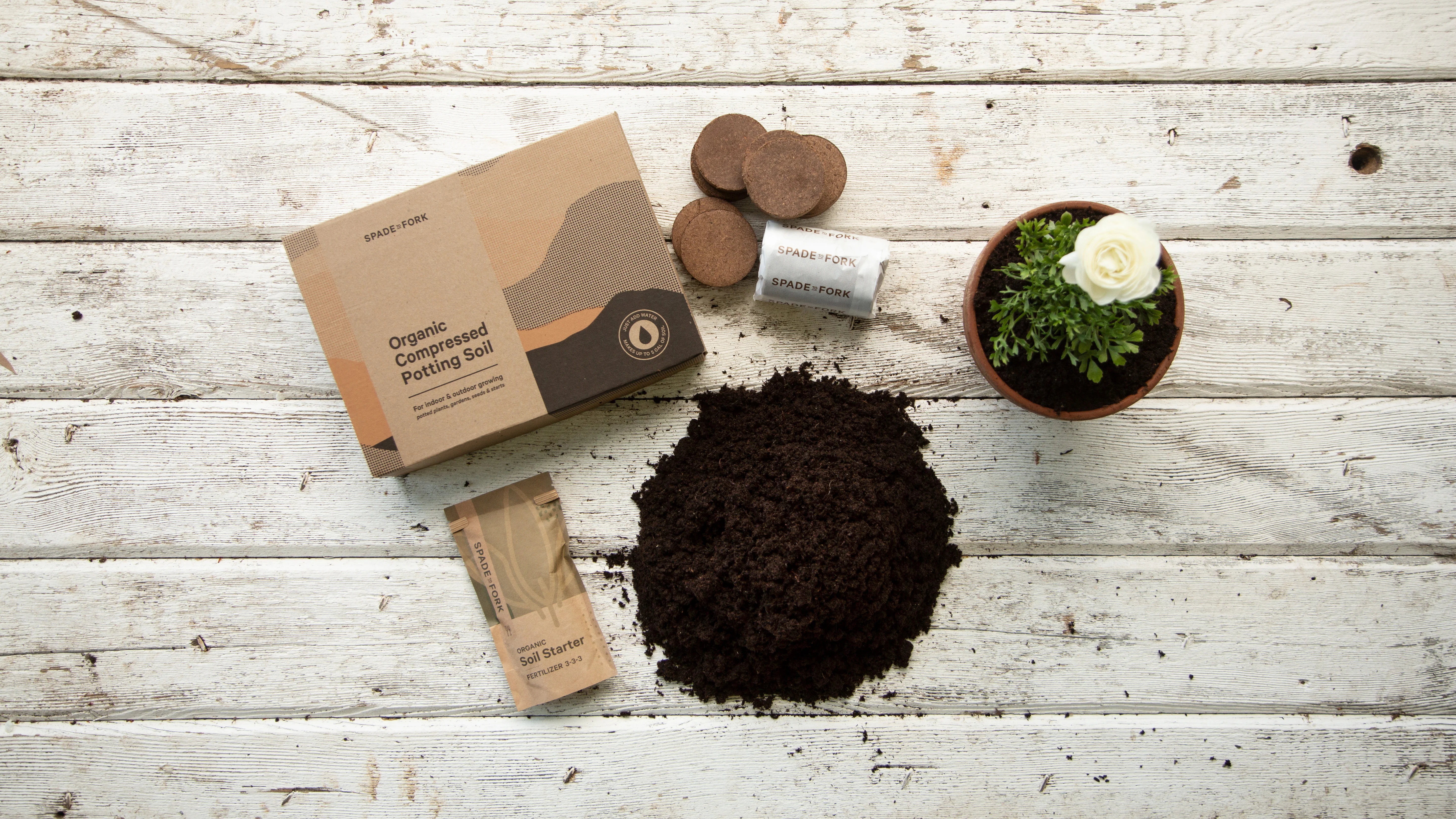 Organic Indoor & Outdoor Potting Soil, 20 Soil Discs - Image 5