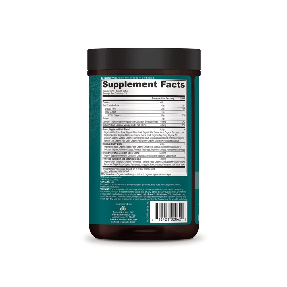 Organic Super Greens + Collagen - Image 2