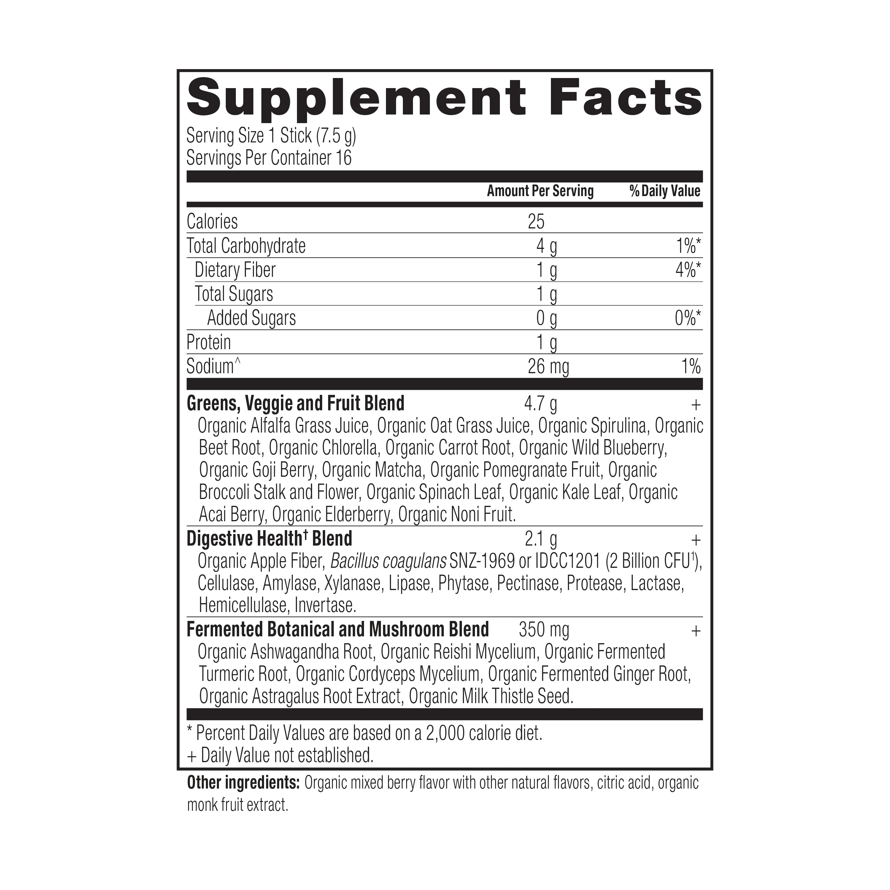 Organic Super Greens Powder Packets - Image 2