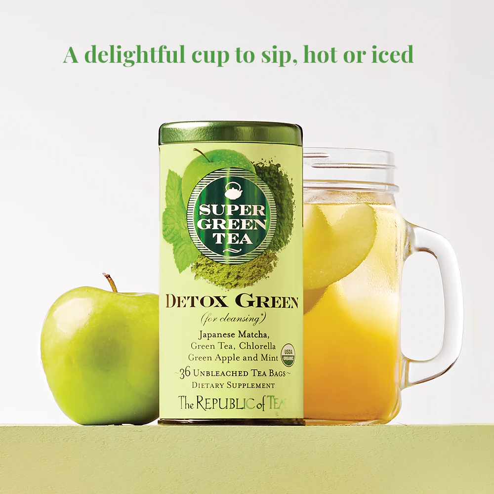 Organic SuperGreen Detox Green Tea - Image 3