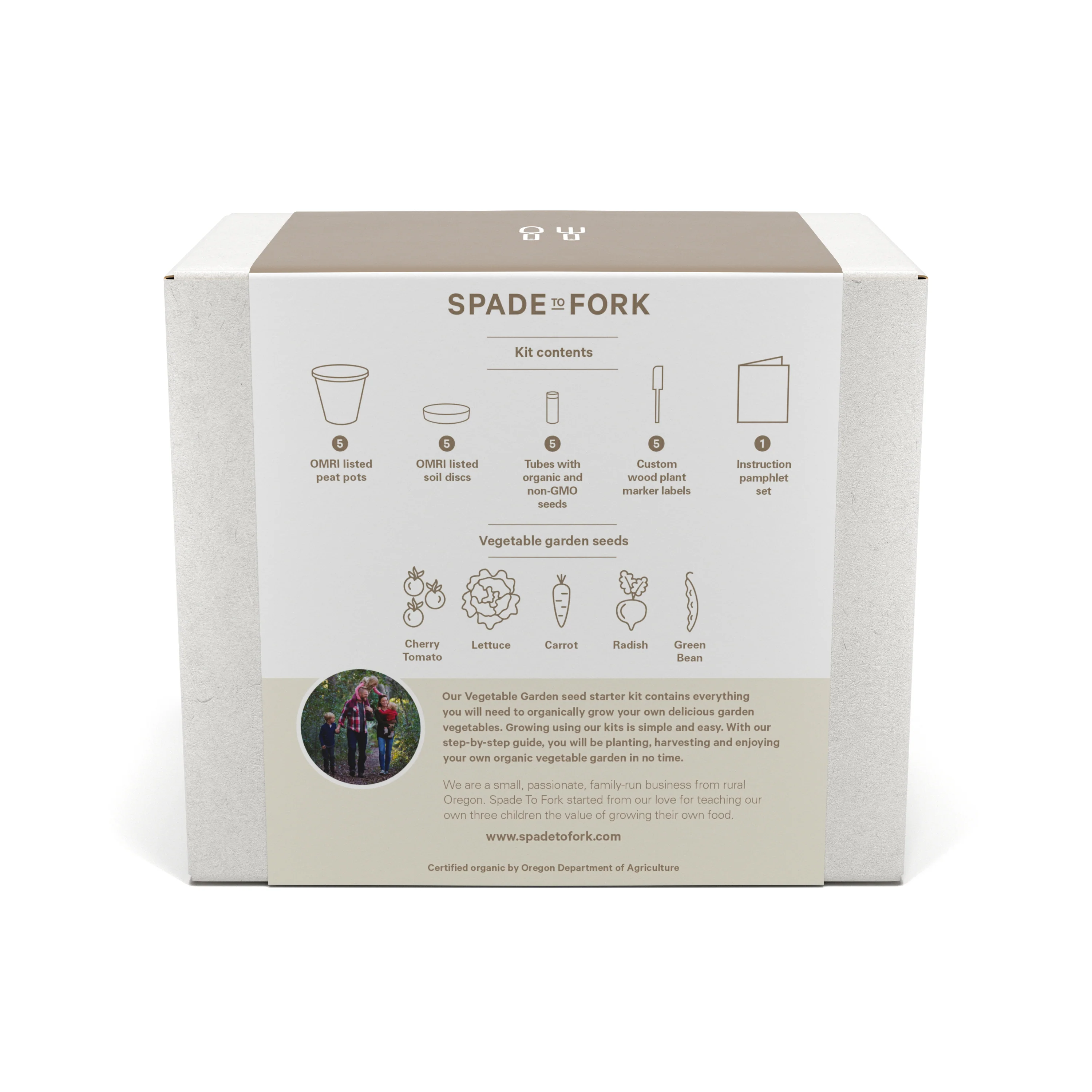 Organic Vegetable Garden Kit - Includes 100% USDA Organic Certified and Non-GMO Seeds - Image 3