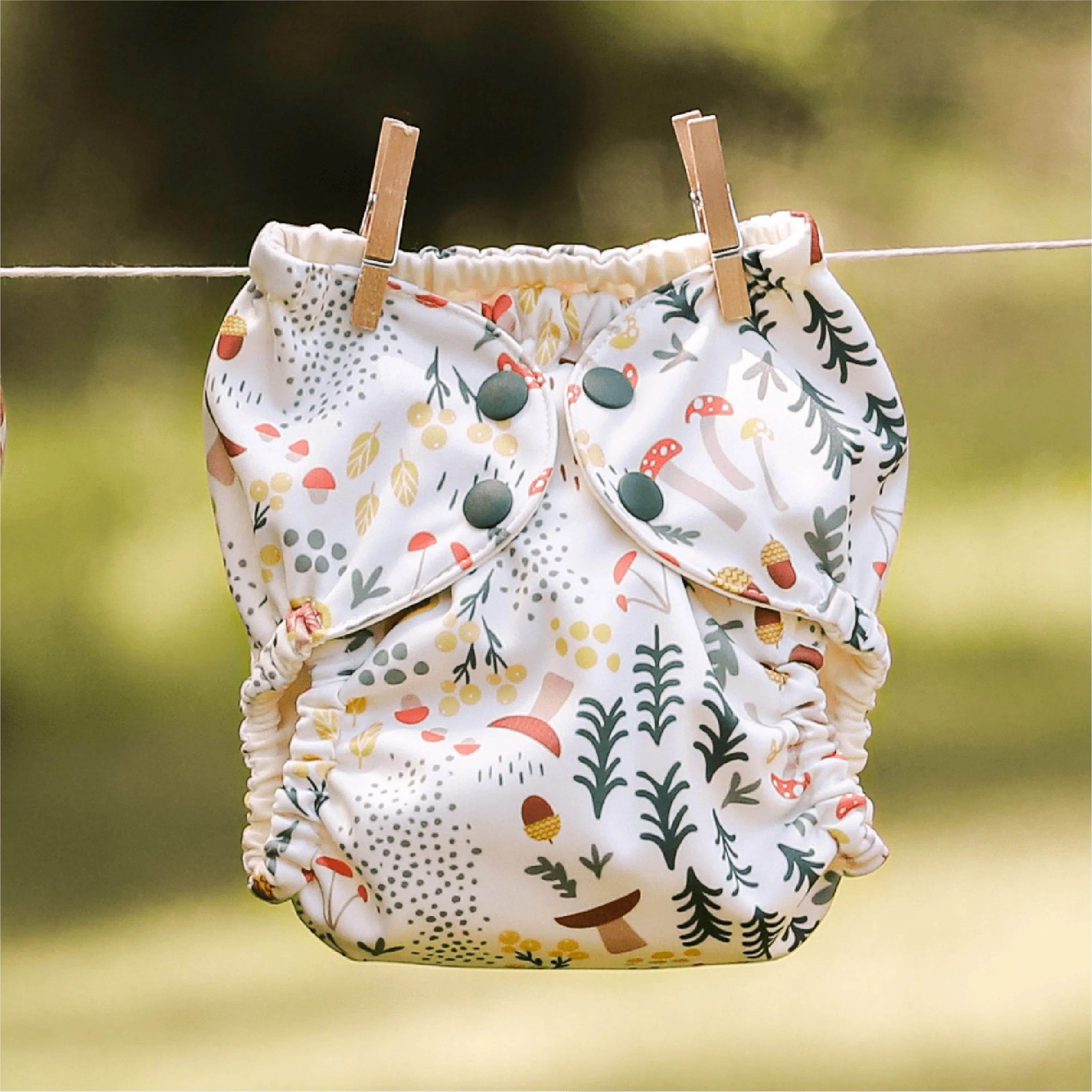 Outer Diaper Cover + Swim Diaper, Size 1, 100% OEKO-TEX Certified Recycled Fabric - Image 28