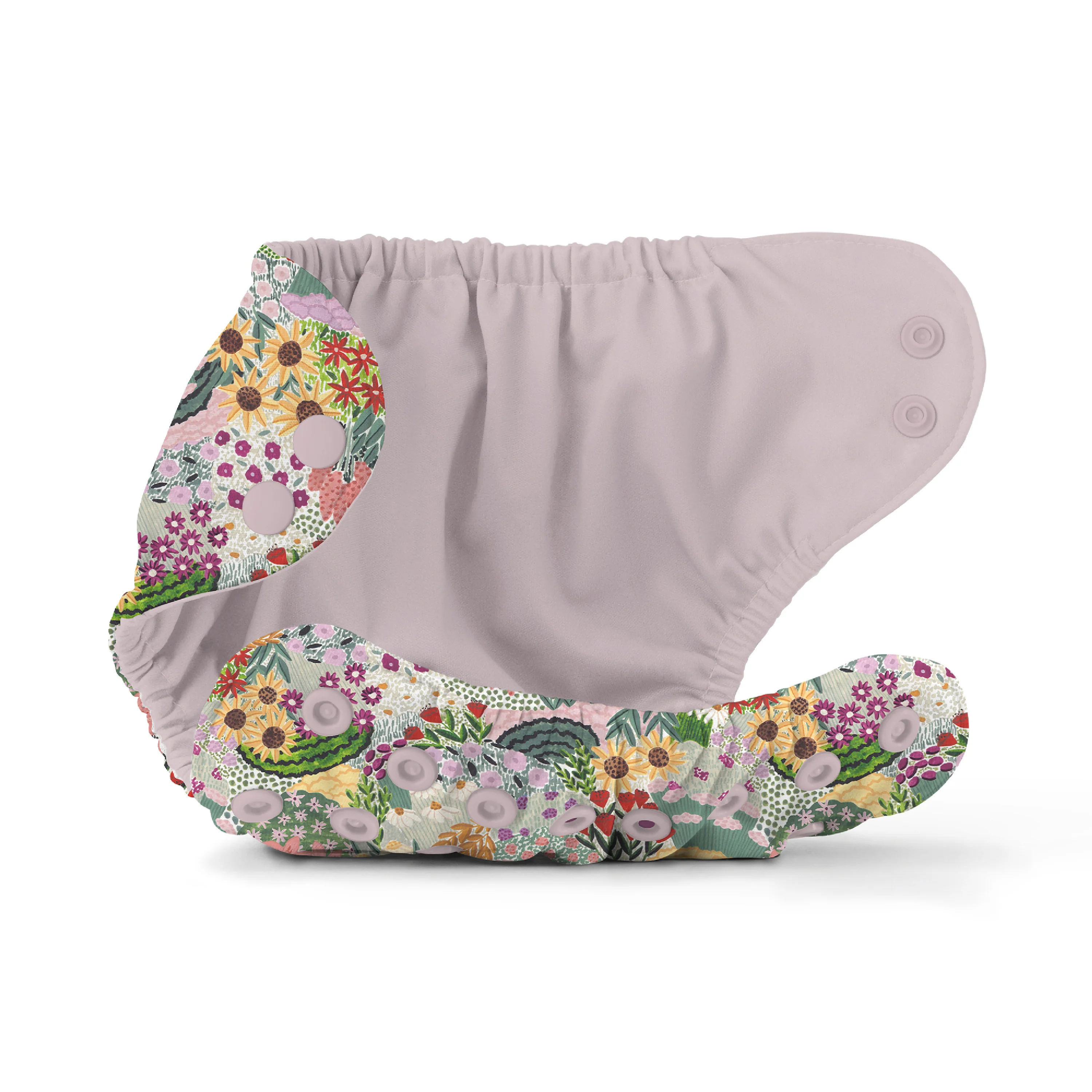 Outer Diaper Cover + Swim Diaper, Size 2, 100% OEKO-TEX Certified Recycled Fabric - Image 4