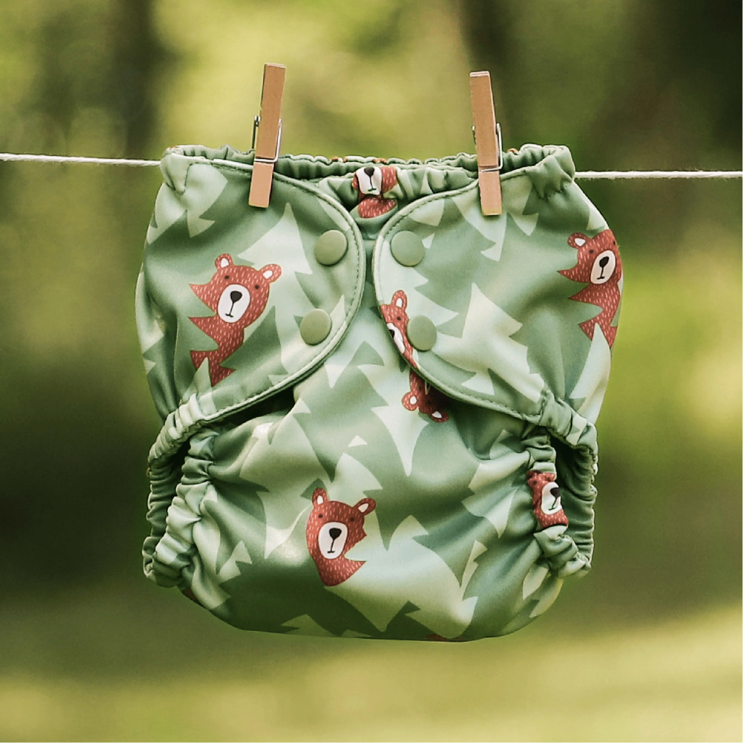 Outer Diaper Cover + Swim Diaper, Size 2, 100% OEKO-TEX Certified Recycled Fabric - Image 56