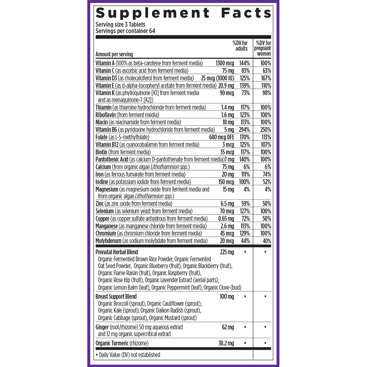 Advanced Perfect Prenatal™ Multivitamin for Healthy Baby & Mom - Image 12