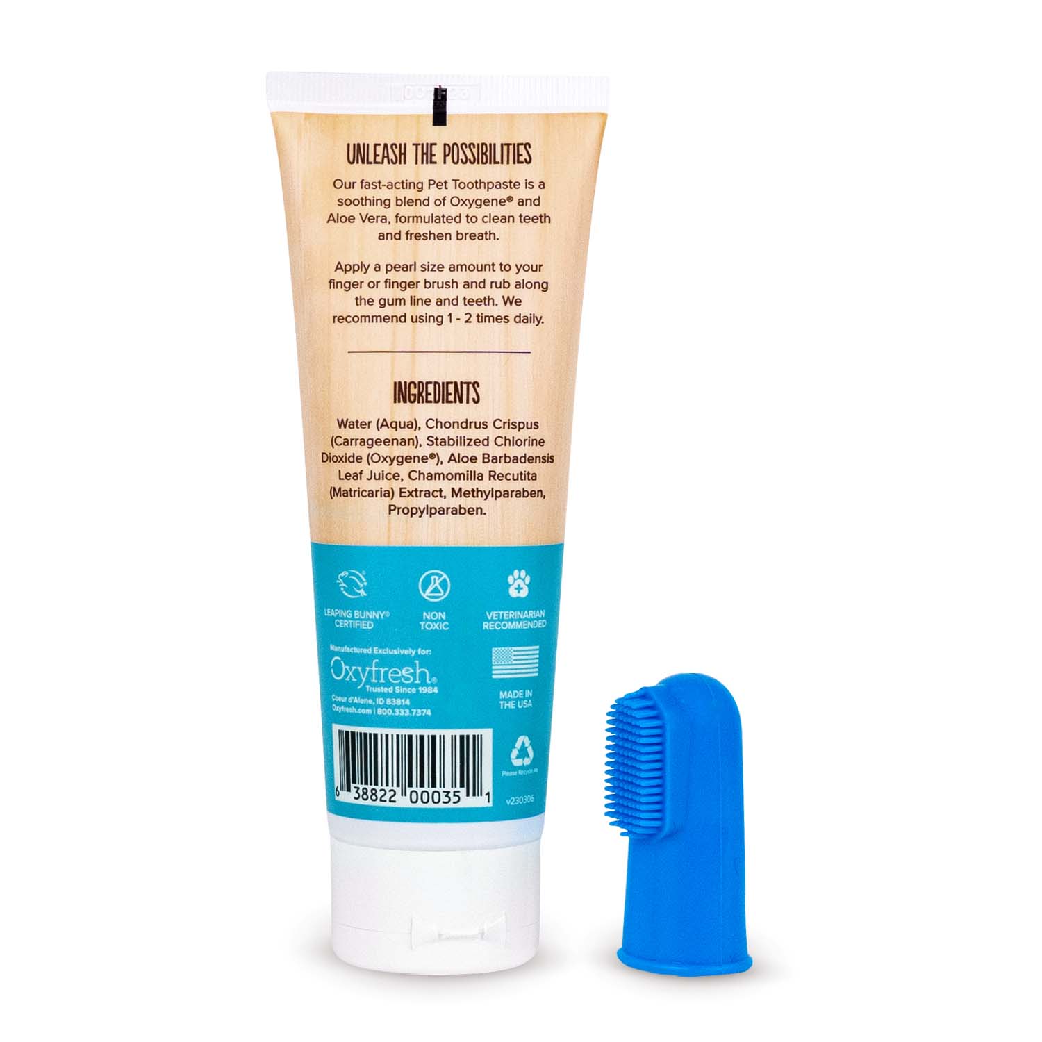 Pet Dental Gel + Fingerbrush Kit - Image 2