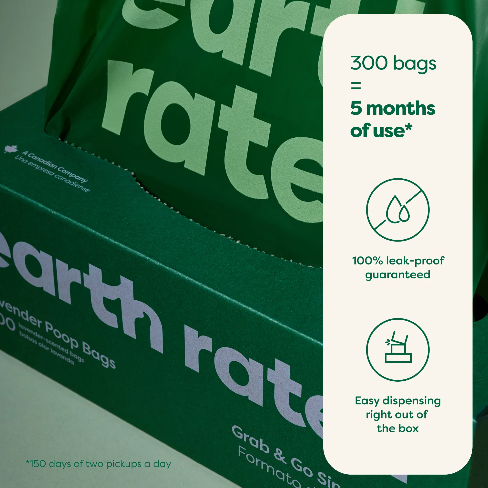 Pet Waste Bags, Large Single Roll Refill - Image 8