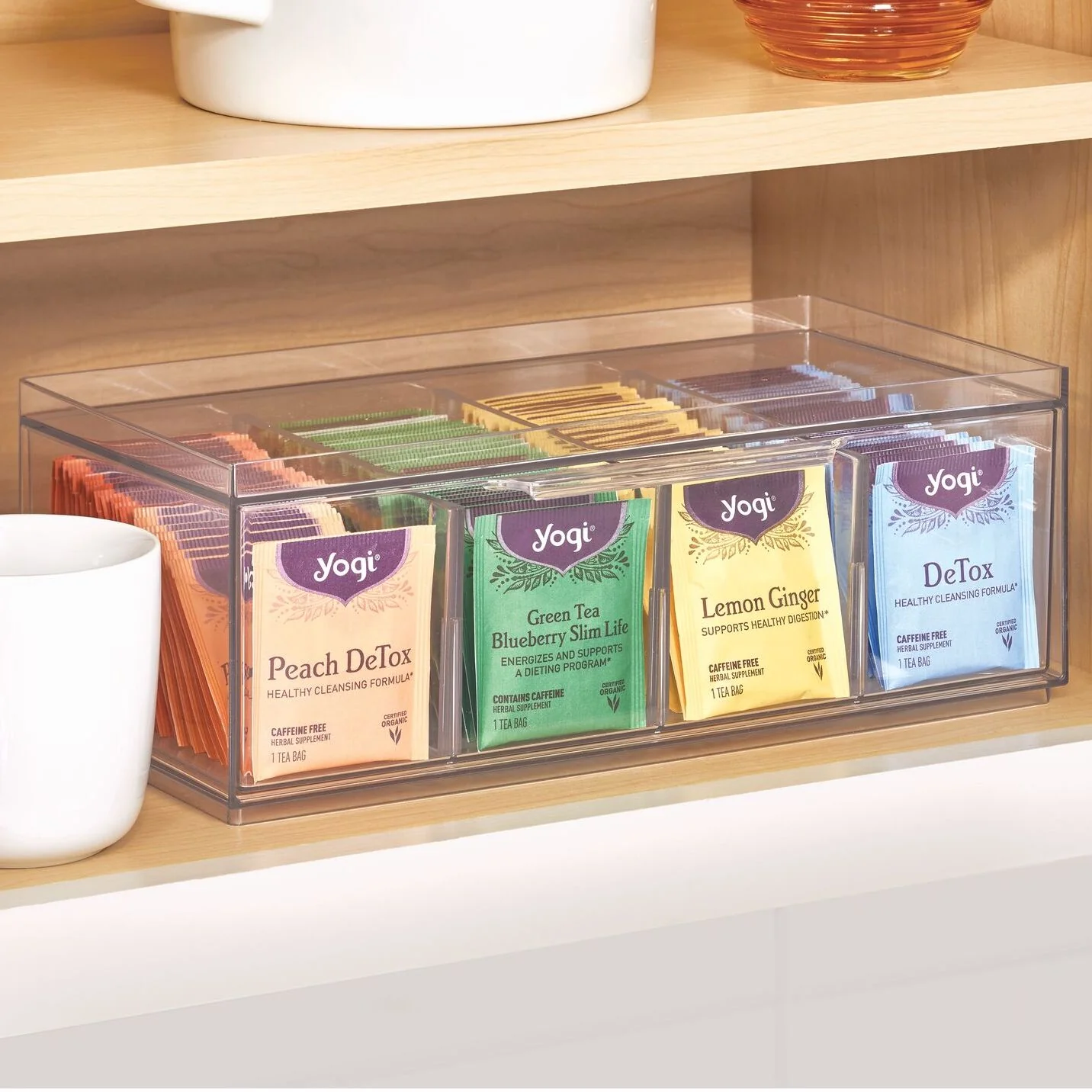 Stackable Tea Organizer made with Recycled Plastic - Image 4