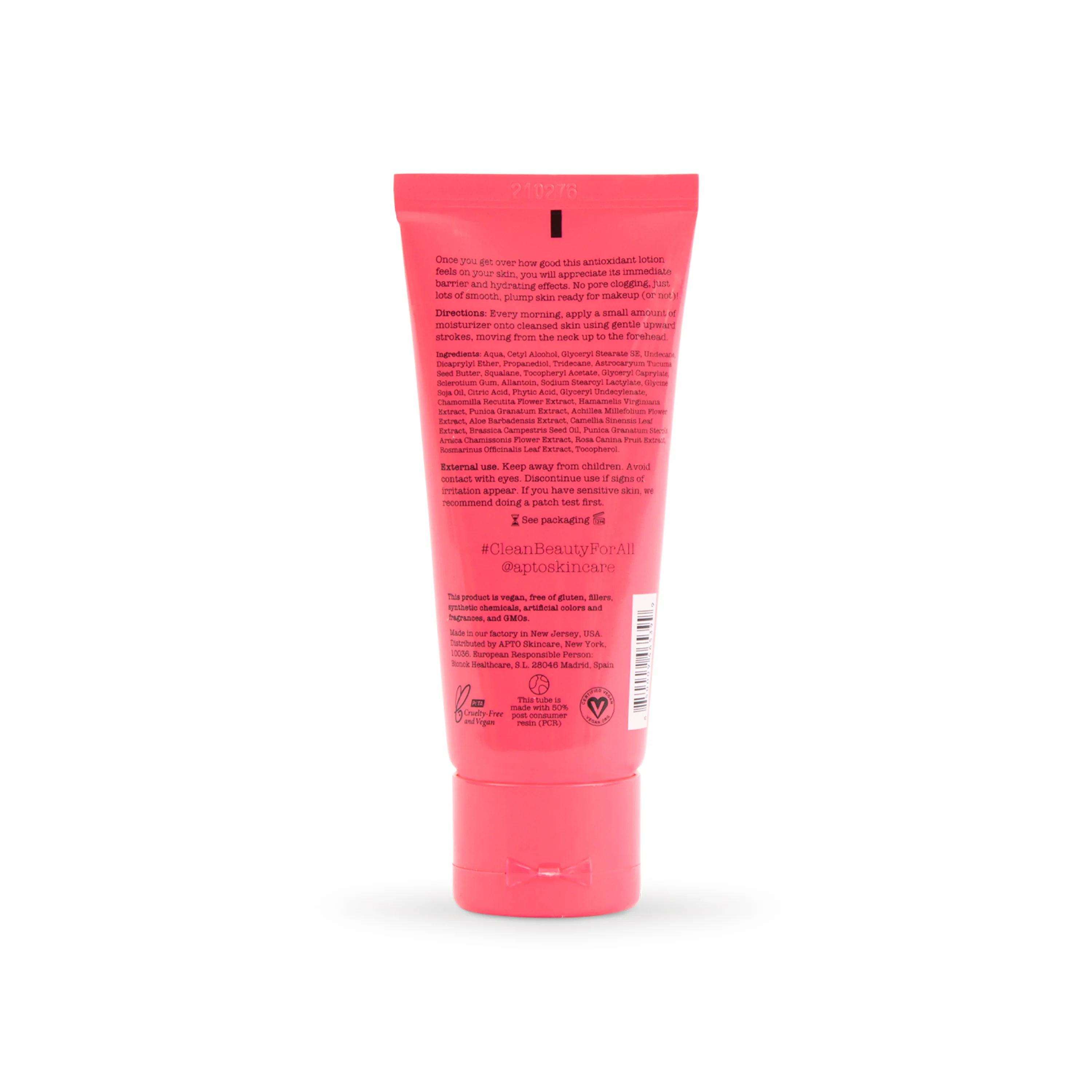 Pomegranate Moisturizer with Squalane, Lightweight Antioxidant Lotion - Image 3