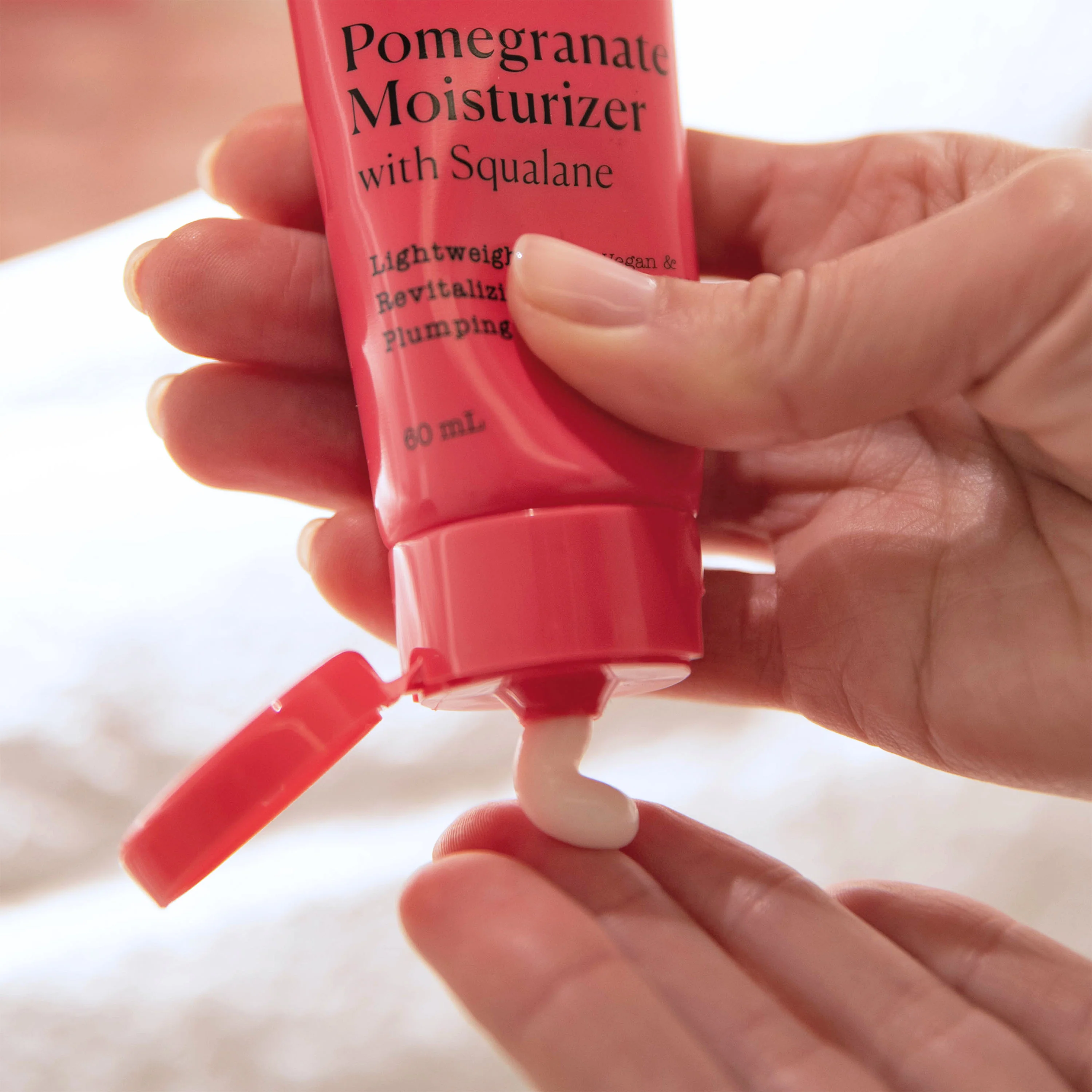 Pomegranate Moisturizer with Squalane, Lightweight Antioxidant Lotion - Image 4