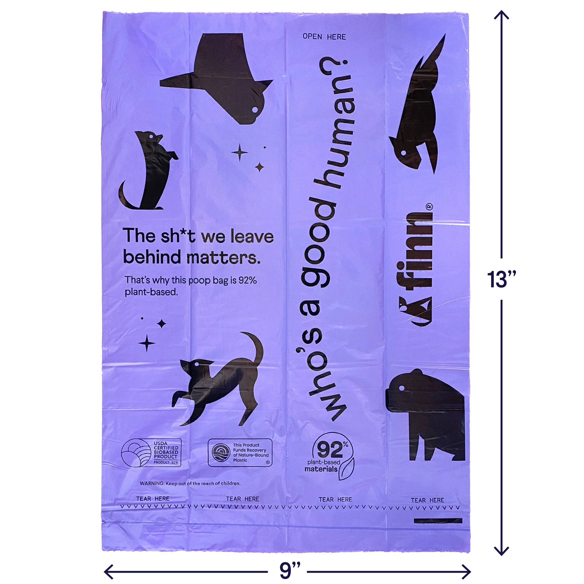 Poop Bags made from 92% USDA Certified Biobased Product - Image 5
