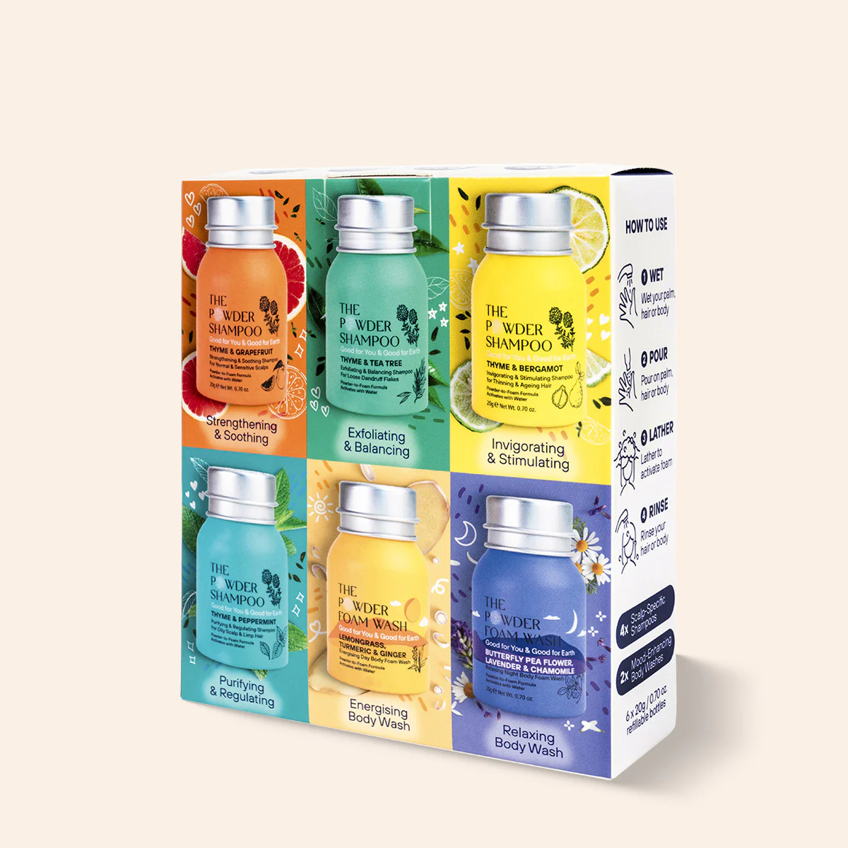 Powder Discovery Set, Shampoo & Body Wash - Image 10