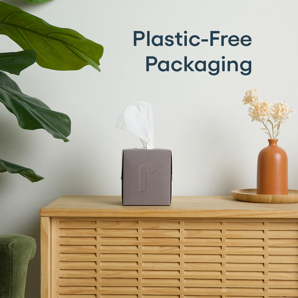 Premium Bamboo Facial Tissues - 60 3-ply tissue per box - Image 5