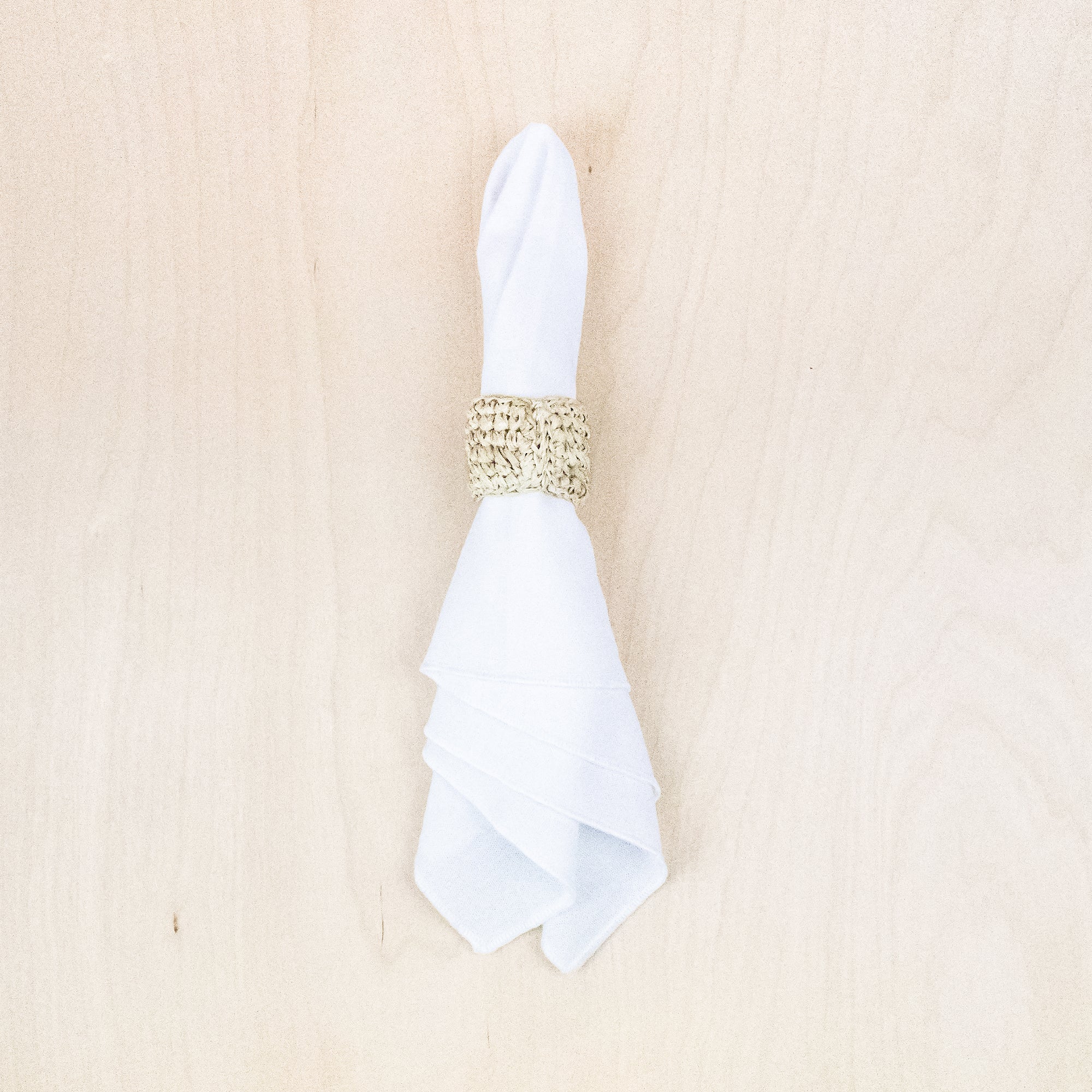 Raffia Napkin Rings, set of 4 - Image 4