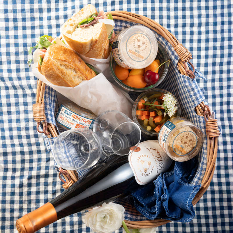 Raw Honeycomb Picnic Round - Image 4