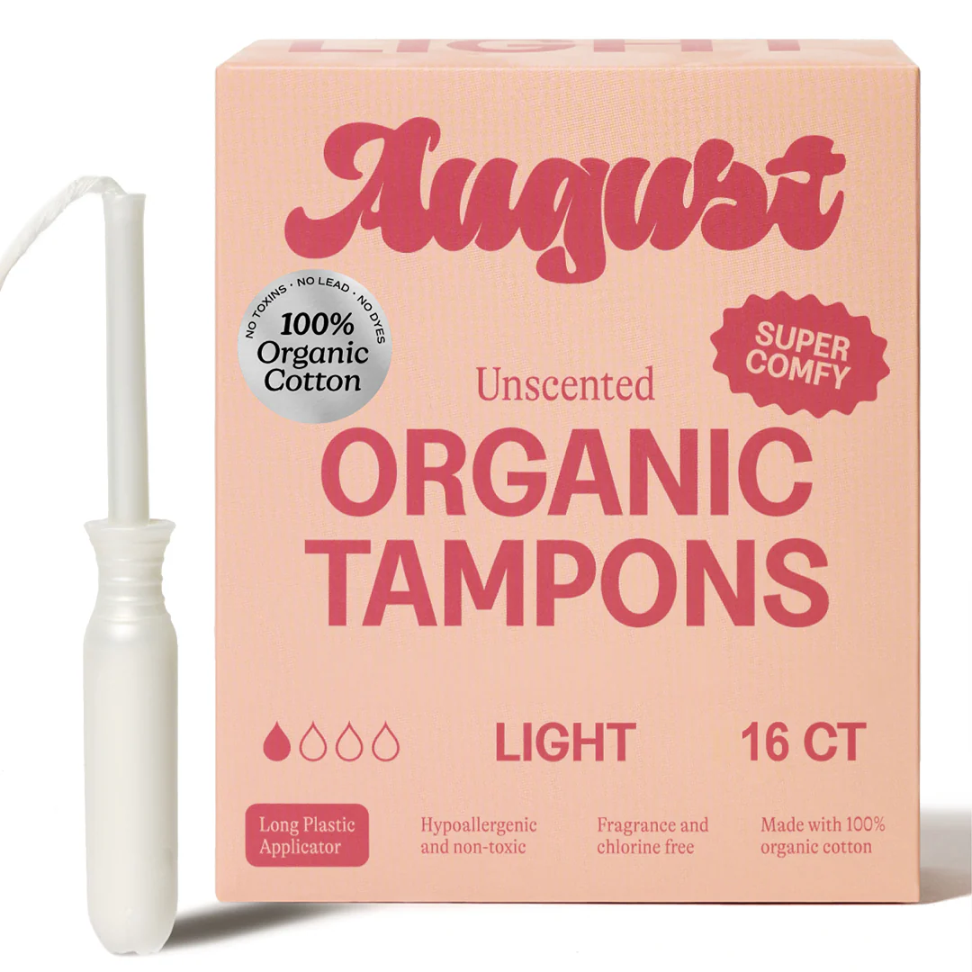 Tampons with Applicator – 100% Organic Cotton, Unscented - Image 16