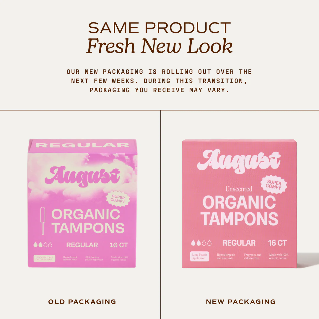 Tampons with Applicator – 100% Organic Cotton, Unscented - Image 3