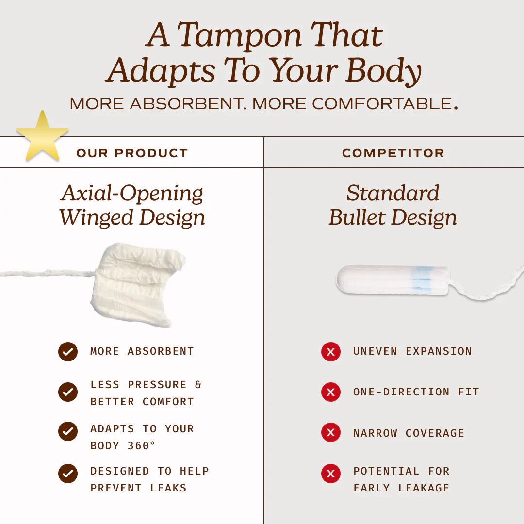 Tampons with Applicator – 100% Organic Cotton, Unscented - Image 6