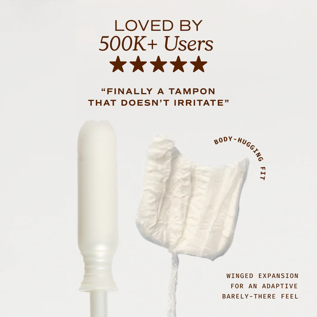 Tampons with Applicator – 100% Organic Cotton, Unscented - Image 9