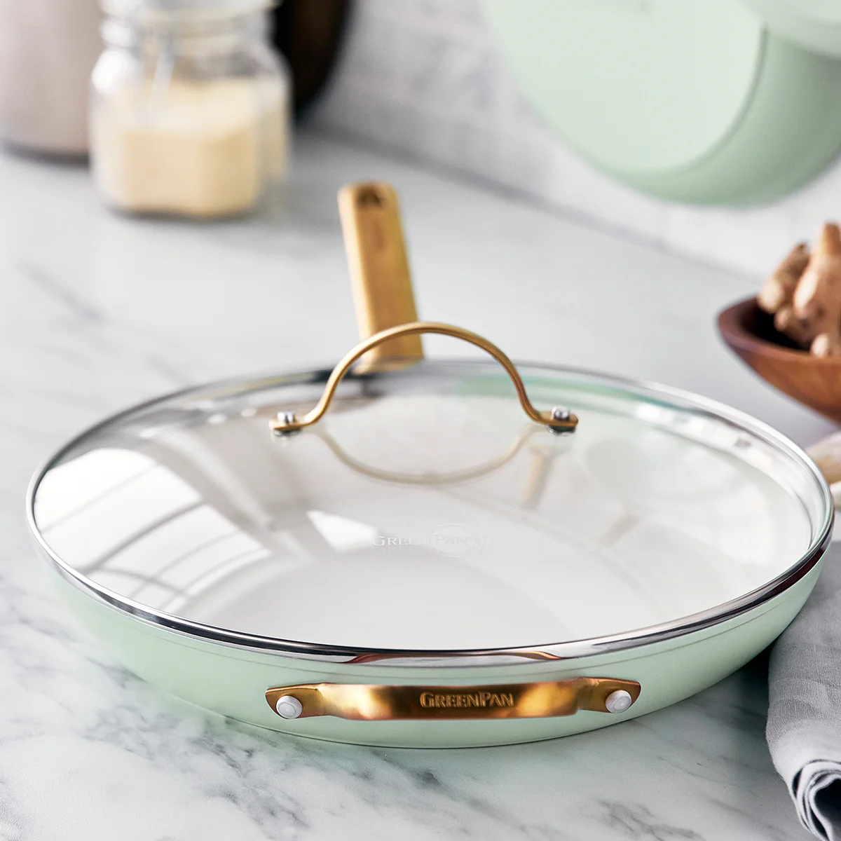 Reserve Ceramic, Nonstick Fry Pan with Lid, 12" - Image 7