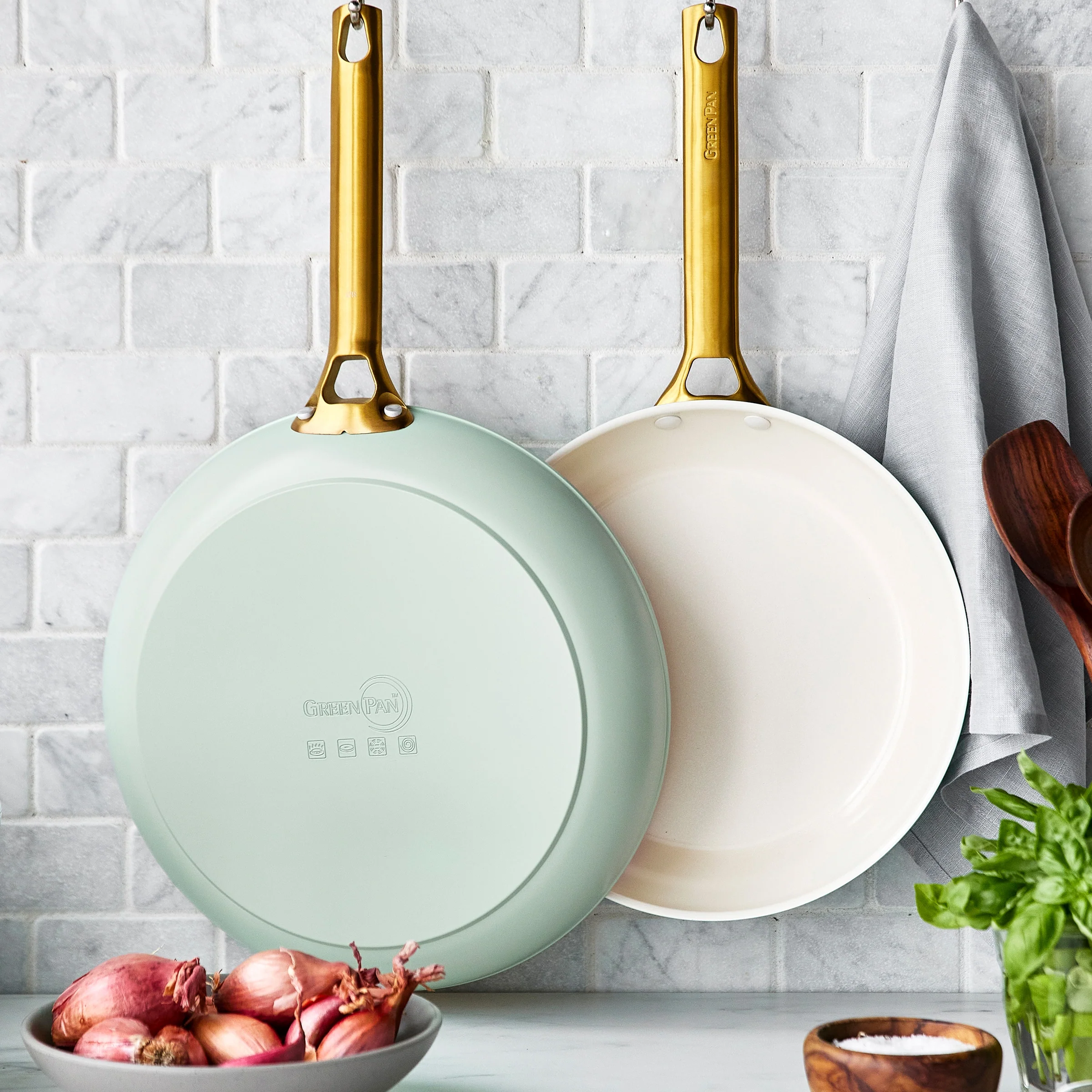 Reserve Nonstick, Ceramic Open Fry Pan Set, 10" and 12" - Image 5
