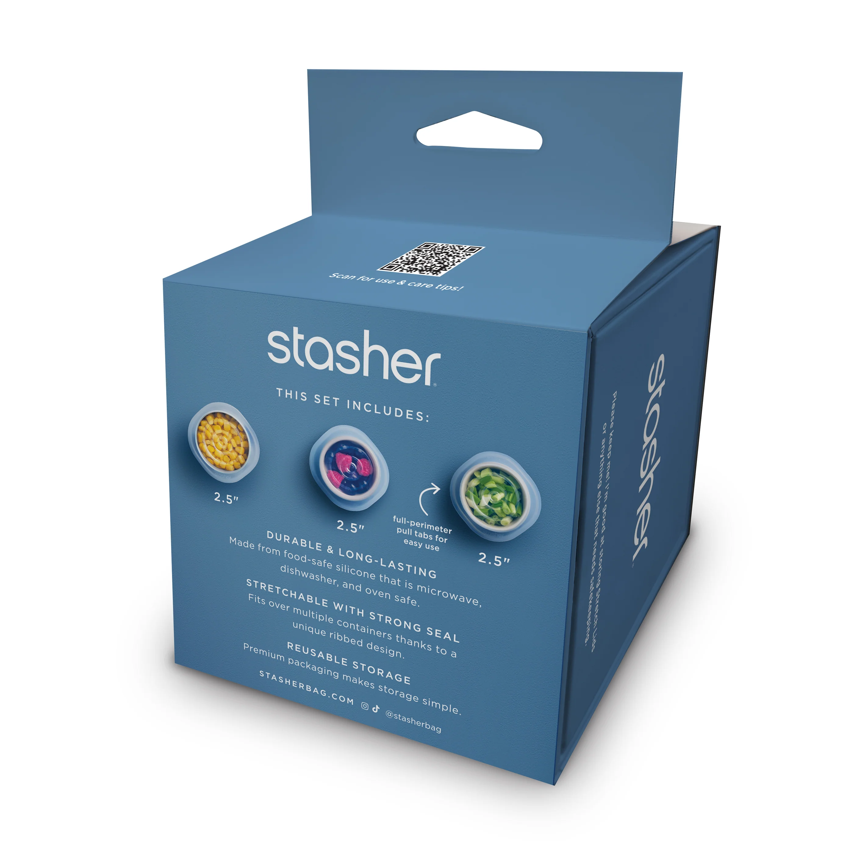 Reusable Small Stretch Lids,  3 pack - Image 2
