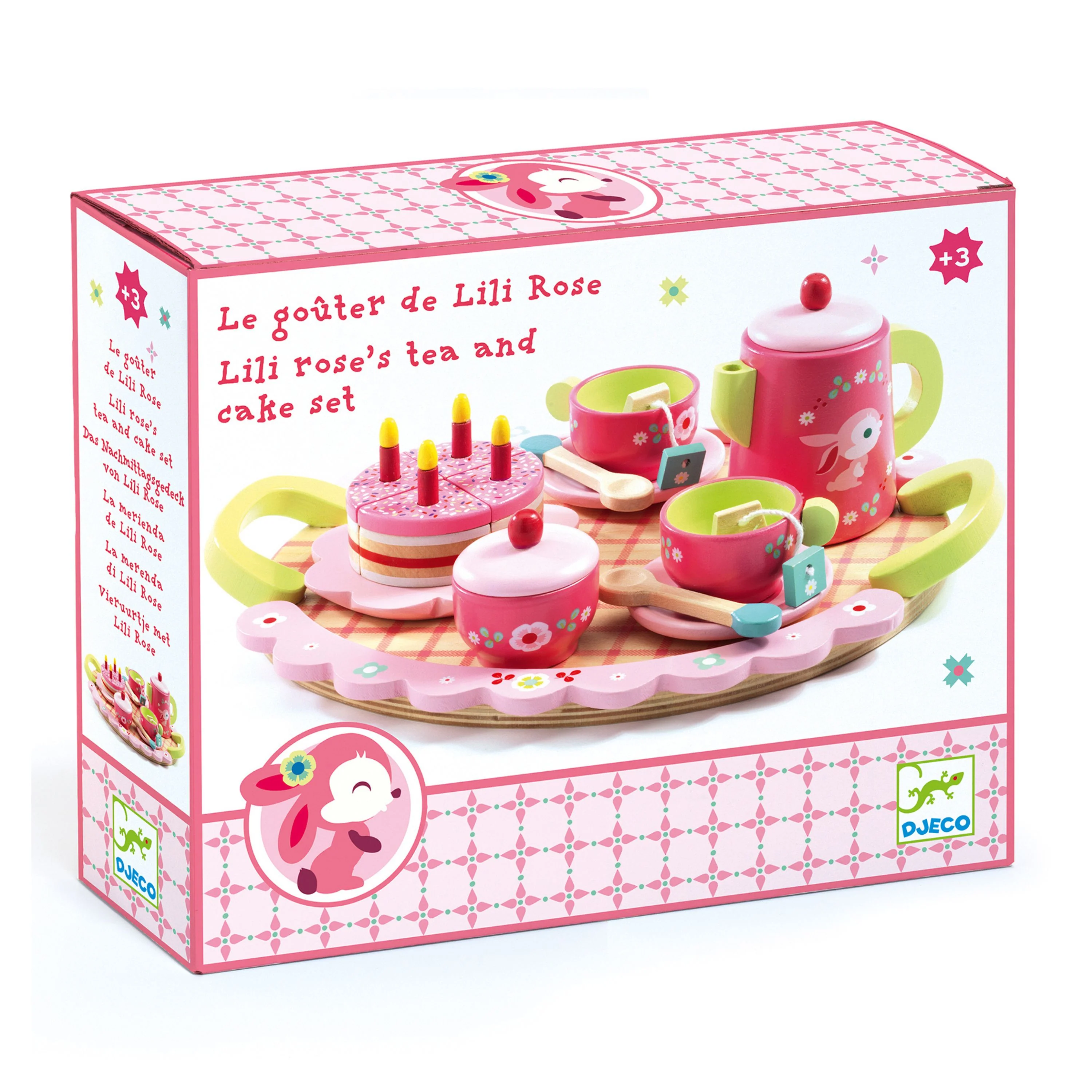 Role Play Lili Rose's Tea Party Set made from 100% FSC® Certified Wood - Image 2
