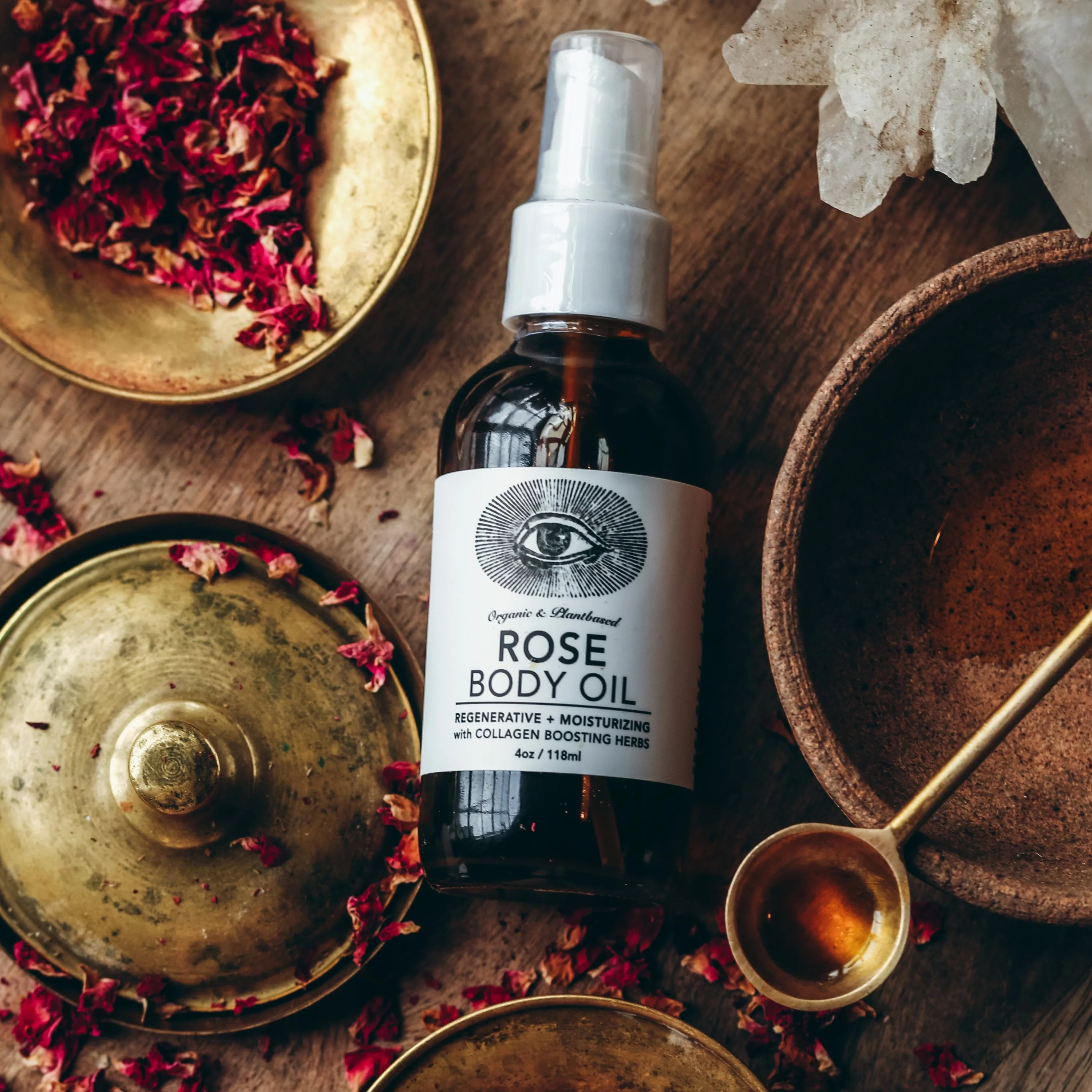 ROSE Body Oil, Regenerative + Moisturizing - Image 2