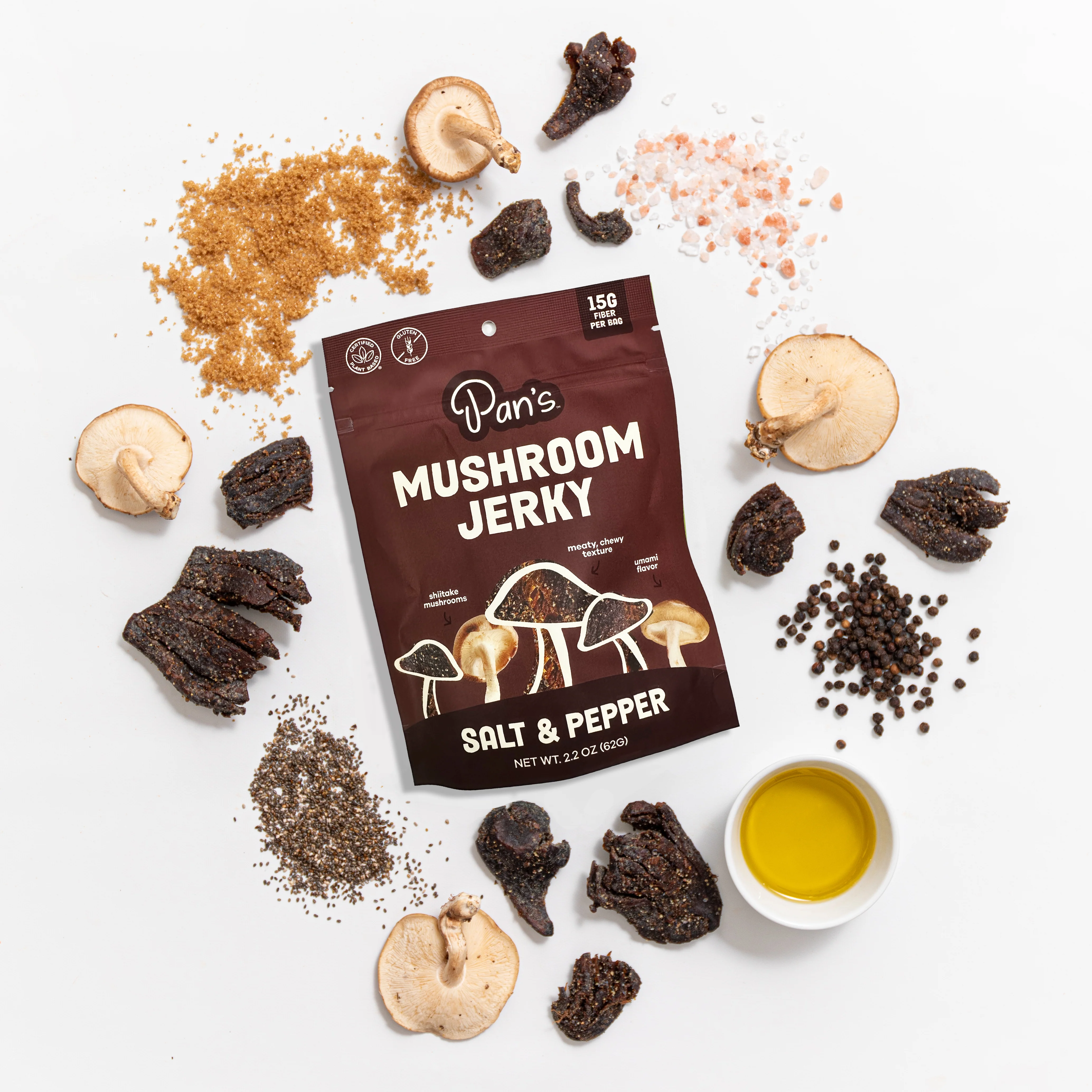 Salt & Pepper Mushroom Jerky - Image 9