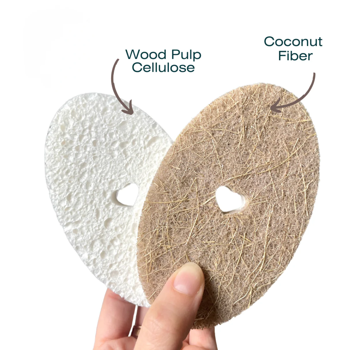 Oval Heart Dish Sponge Pack - Image 3