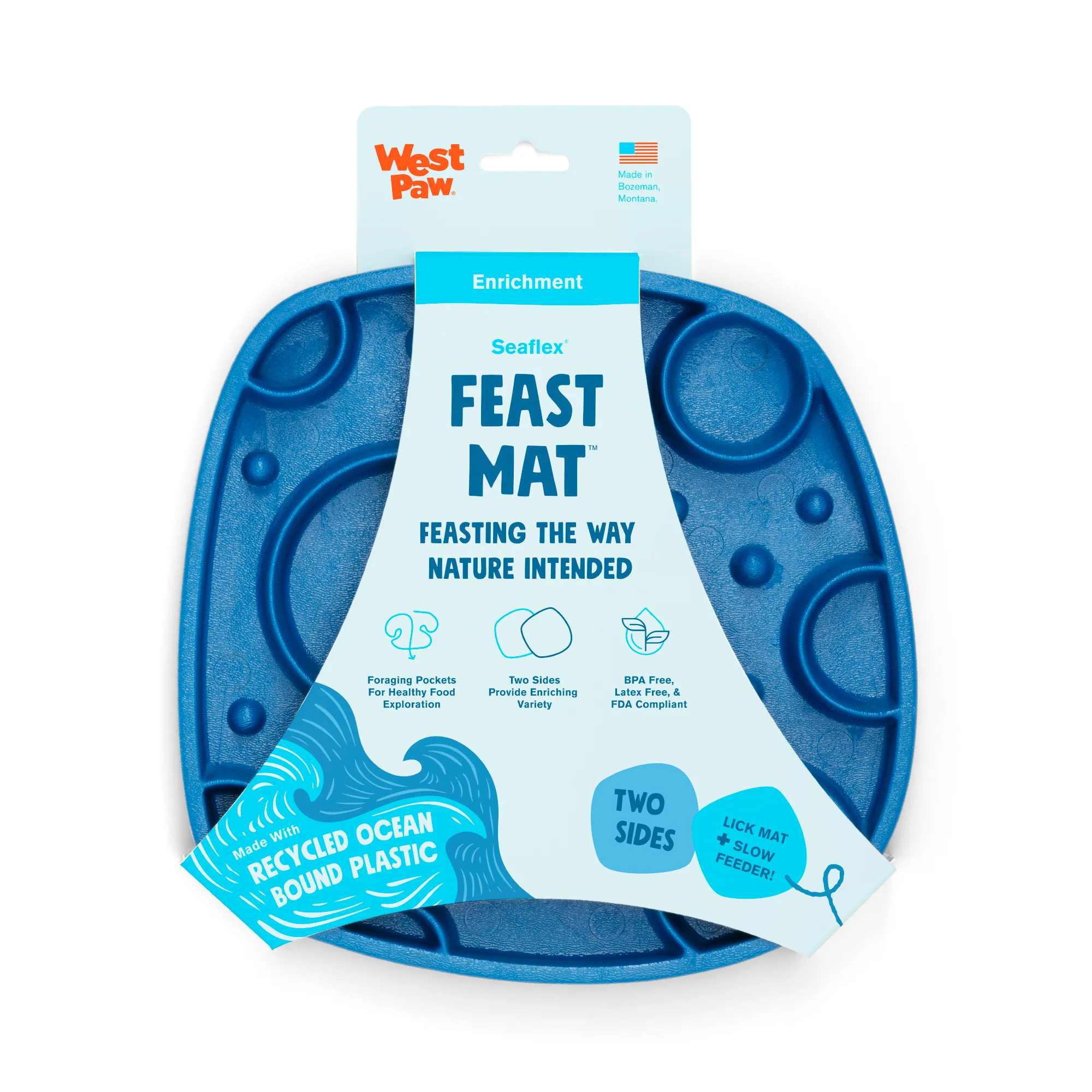Seaflex Bubbles Feast Mat - All-in-One Slow Feeder & Lick Mat - Image 13