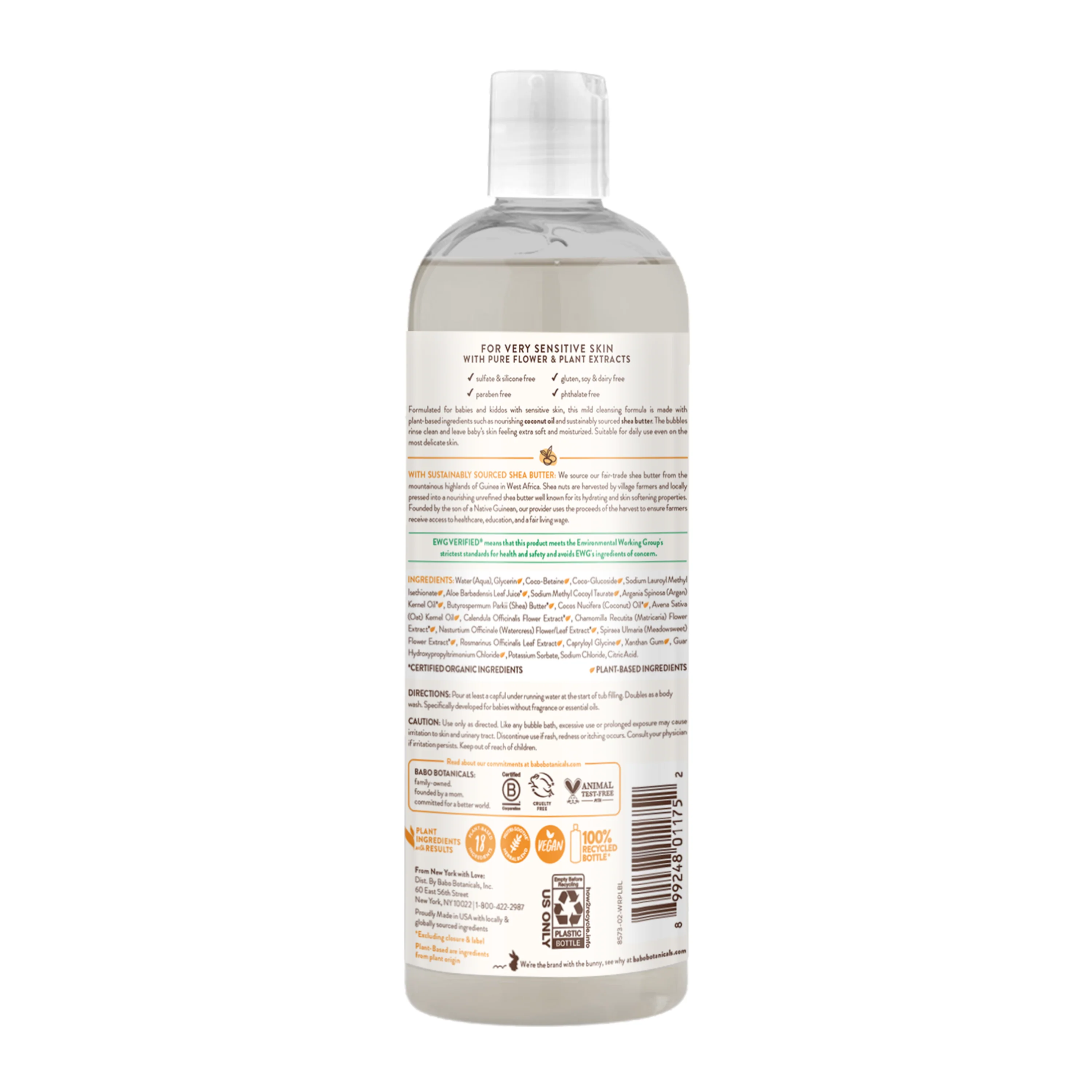 Sensitive Baby Bubble Bath & Wash - Image 2