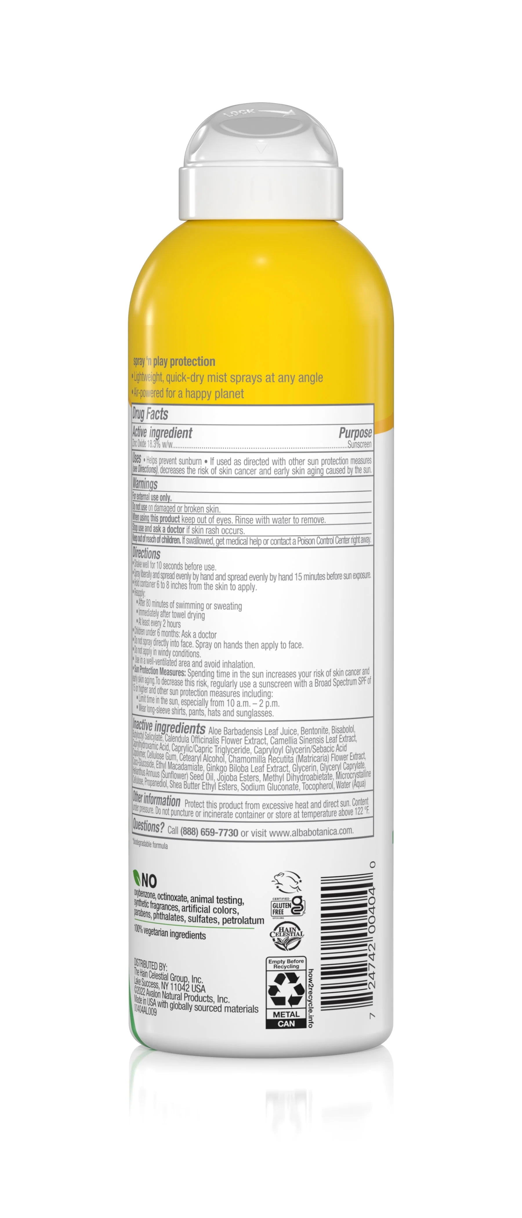 Fragrance Free Sheer Mineral Sunscreen Spray - SPF 30 - Image 4