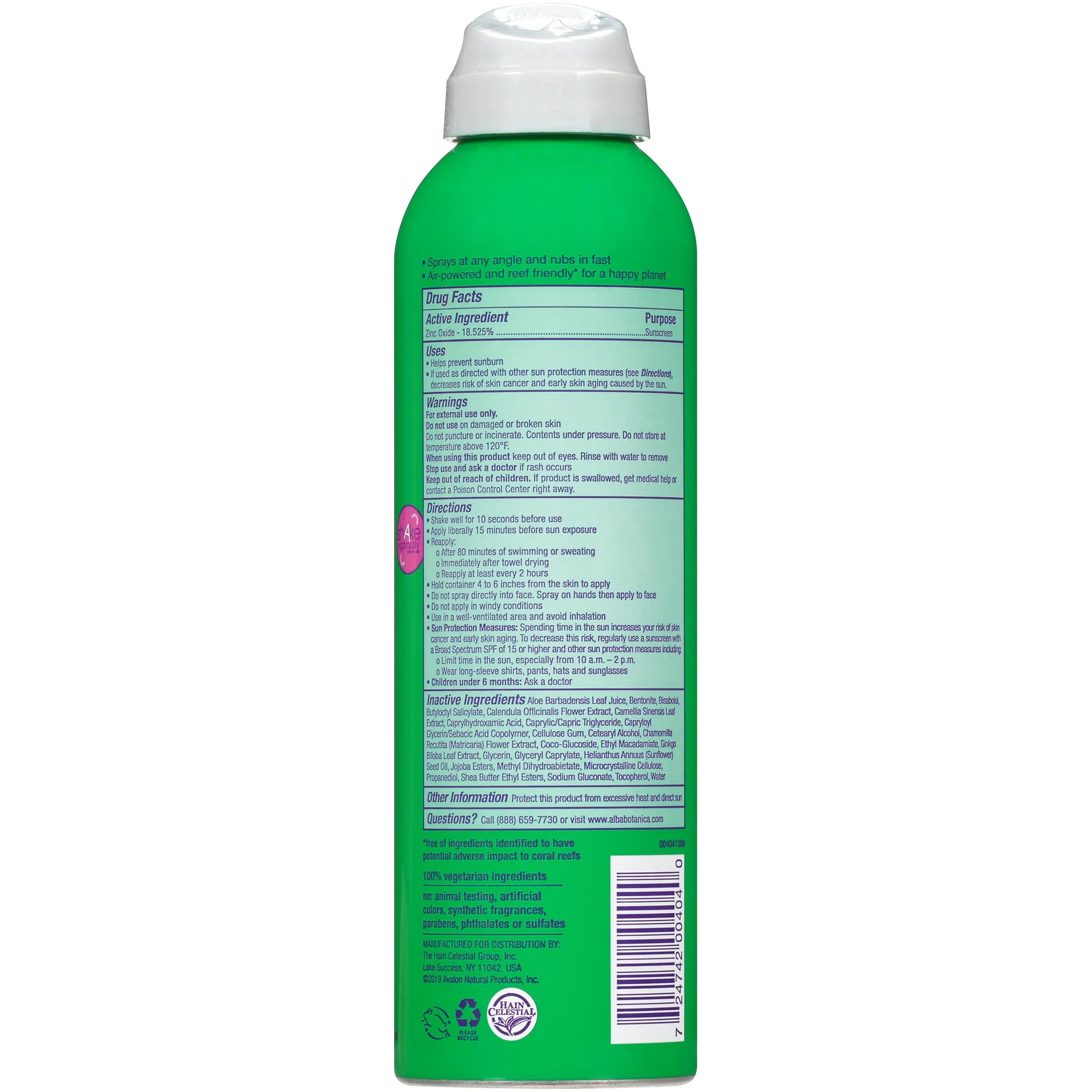 Fragrance Free Sheer Mineral Sunscreen Spray - SPF 30 - Image 6