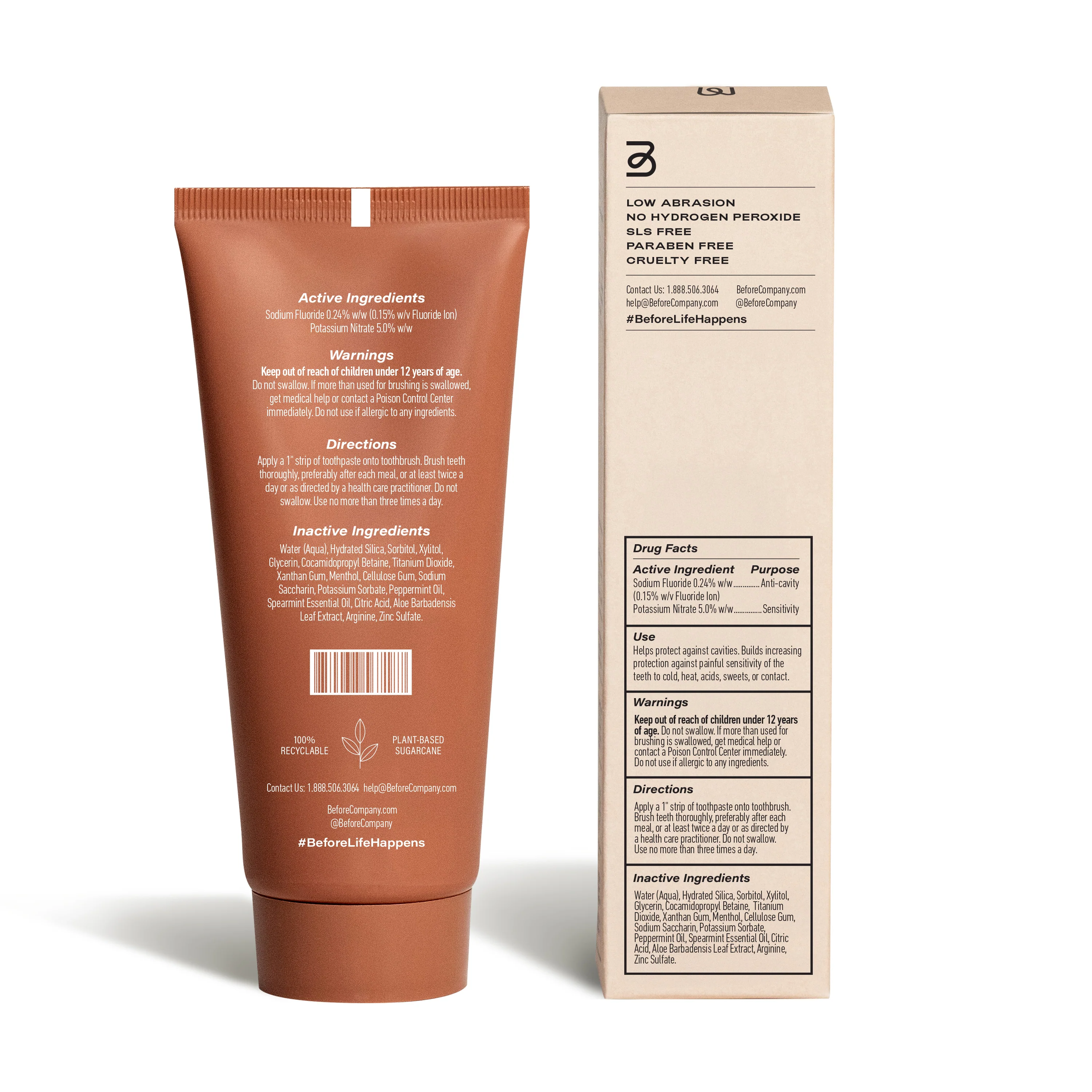 Sensitive Purifying Toothpaste w/ Fluoride, Anti-Cavity - Image 6