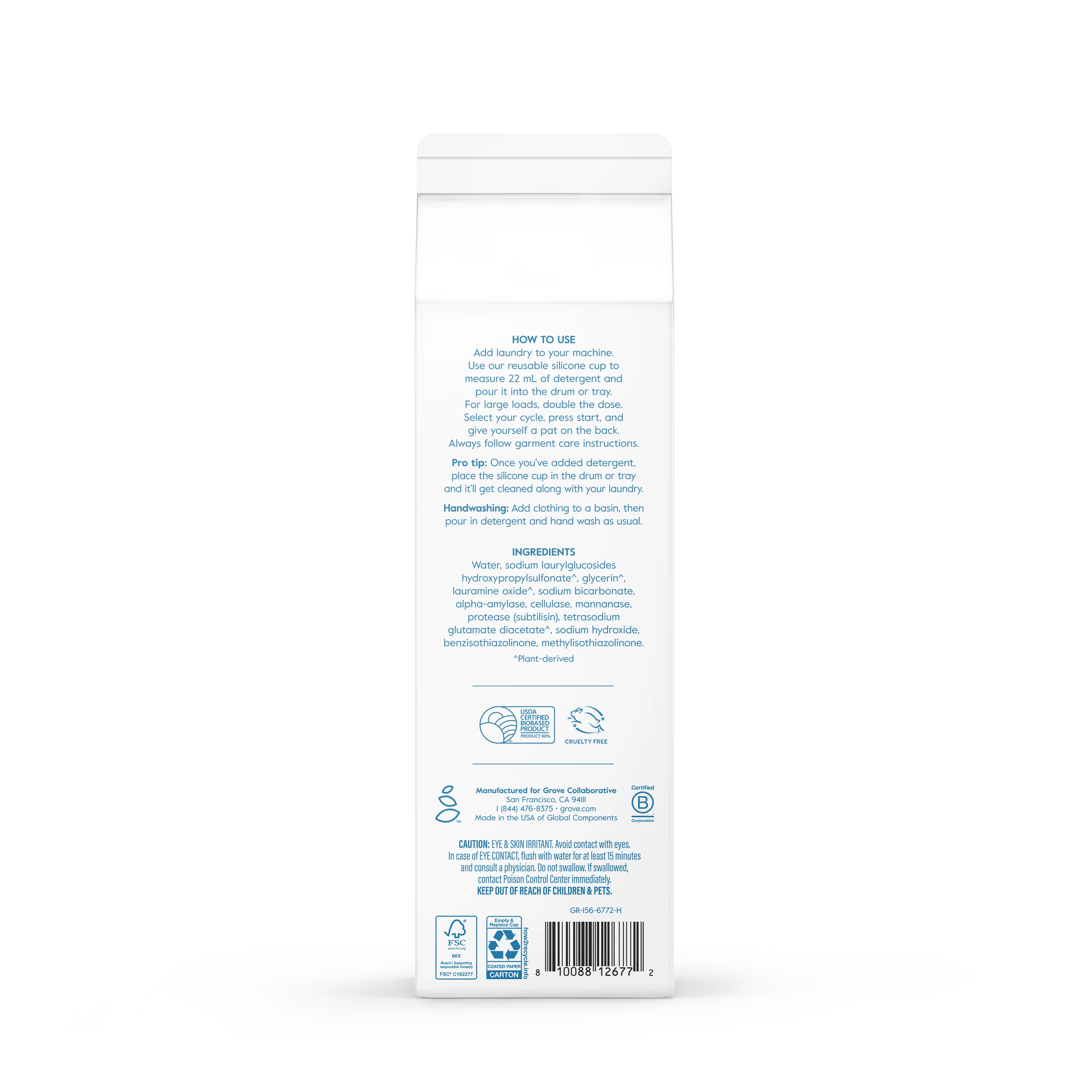 Sensitive Skin Laundry Detergent – No SLS or Synthetic Dye - Image 2
