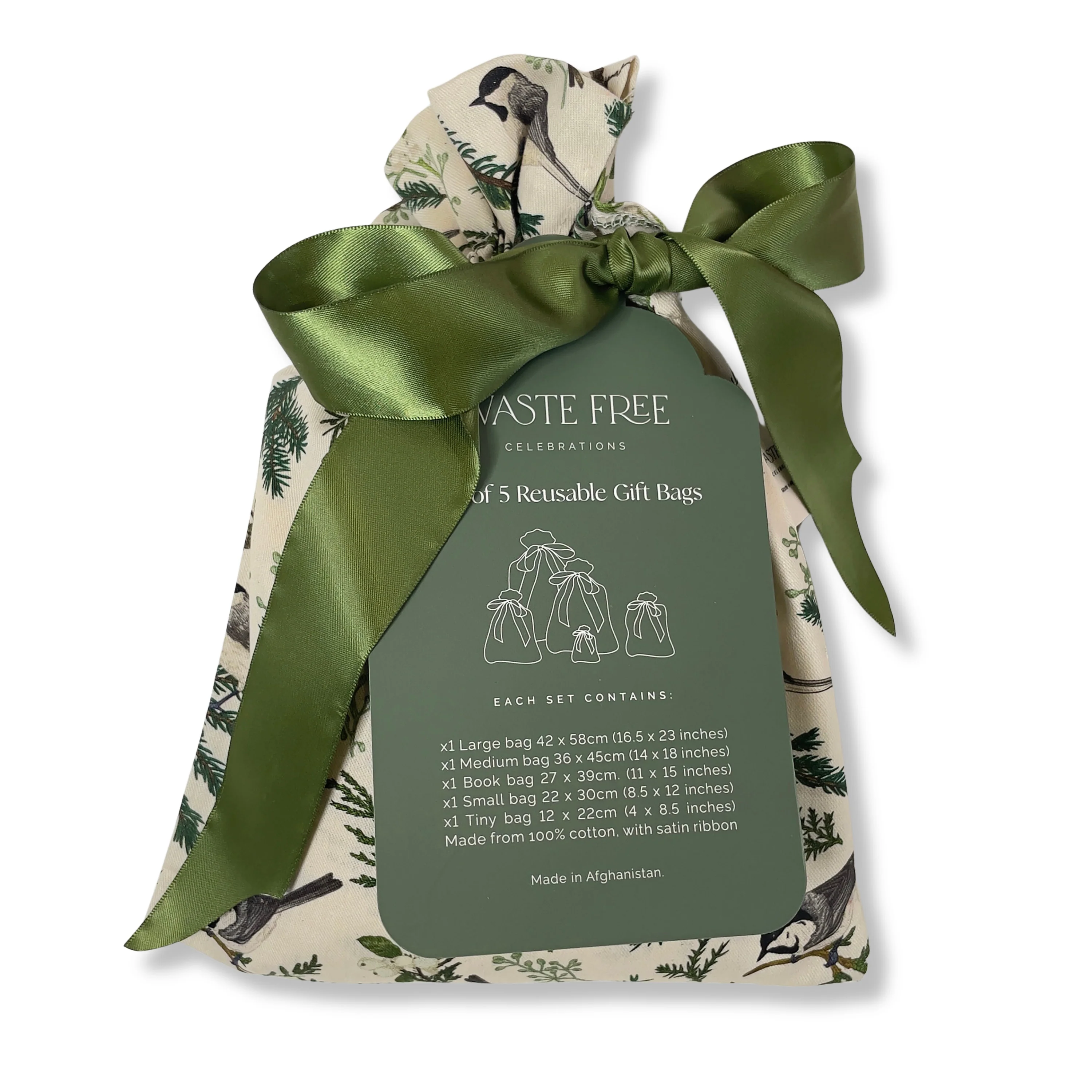 Set of 5 Reusable Gift Bags - Image 8