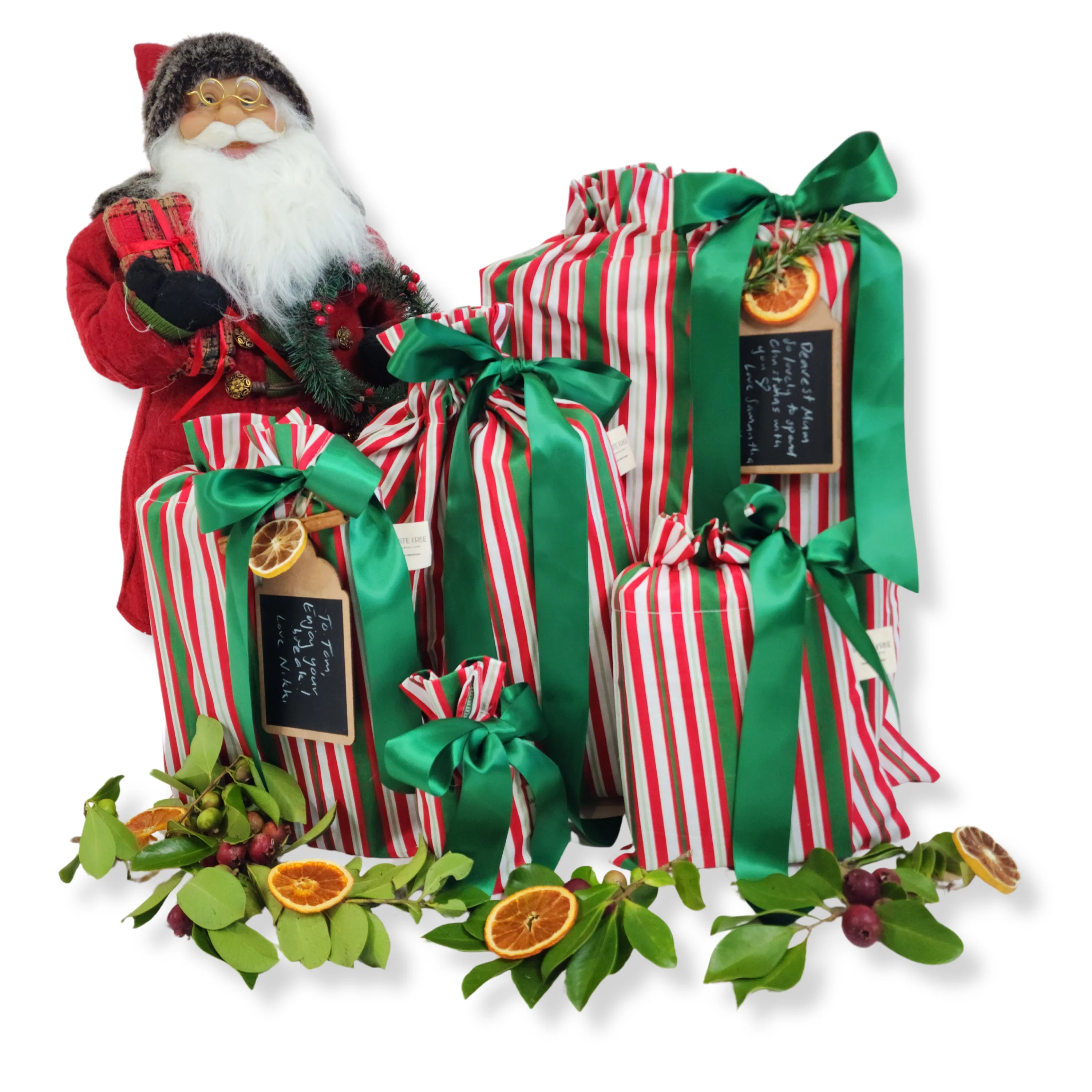 Reusable Gift Bags, Set of 5 - Image 3